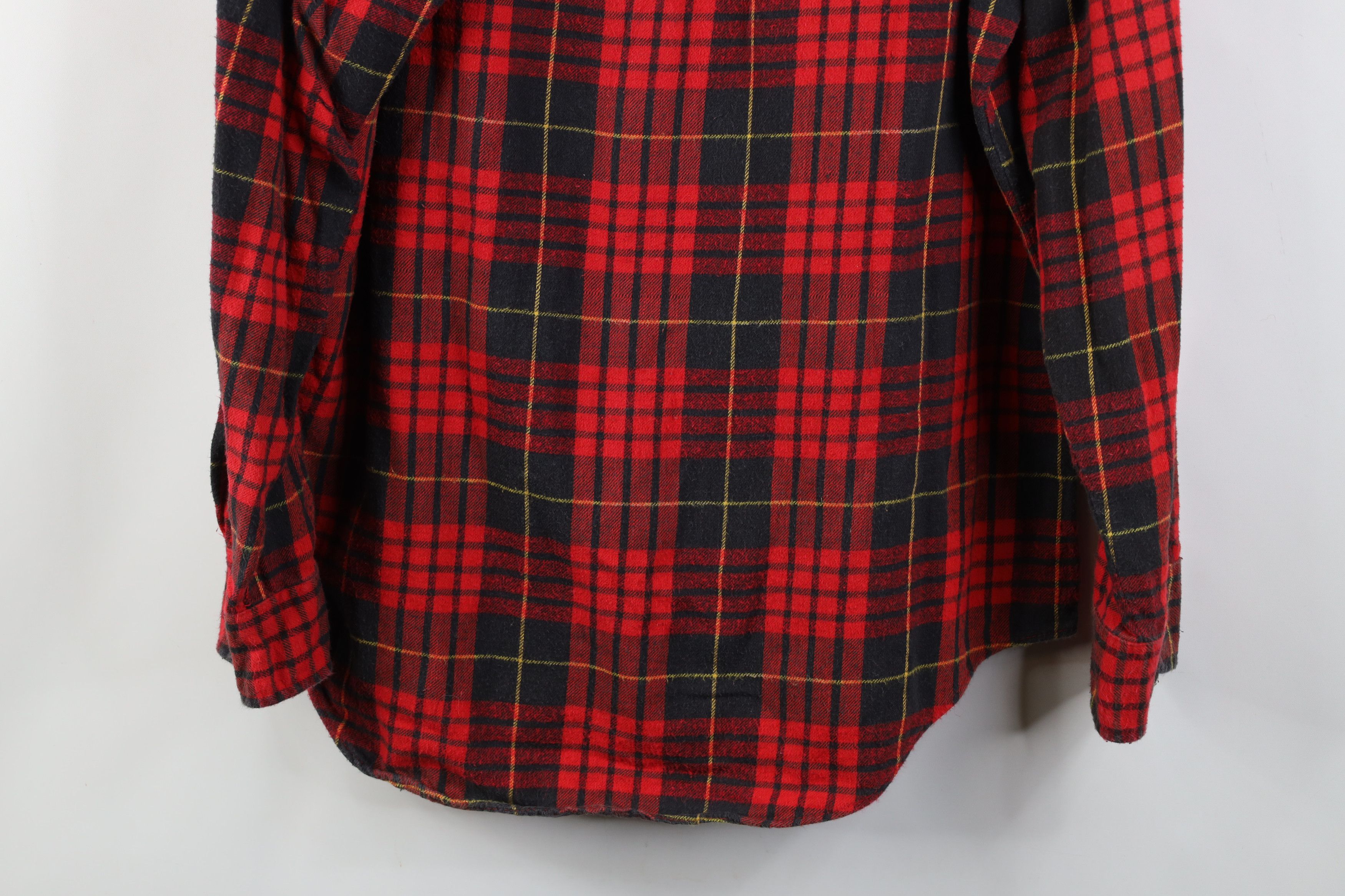 Vintage Vintage 70s Streetwear Flannel Collared Button Shirt Plaid Size US L / EU 52-54 / 3 - 10 Thumbnail