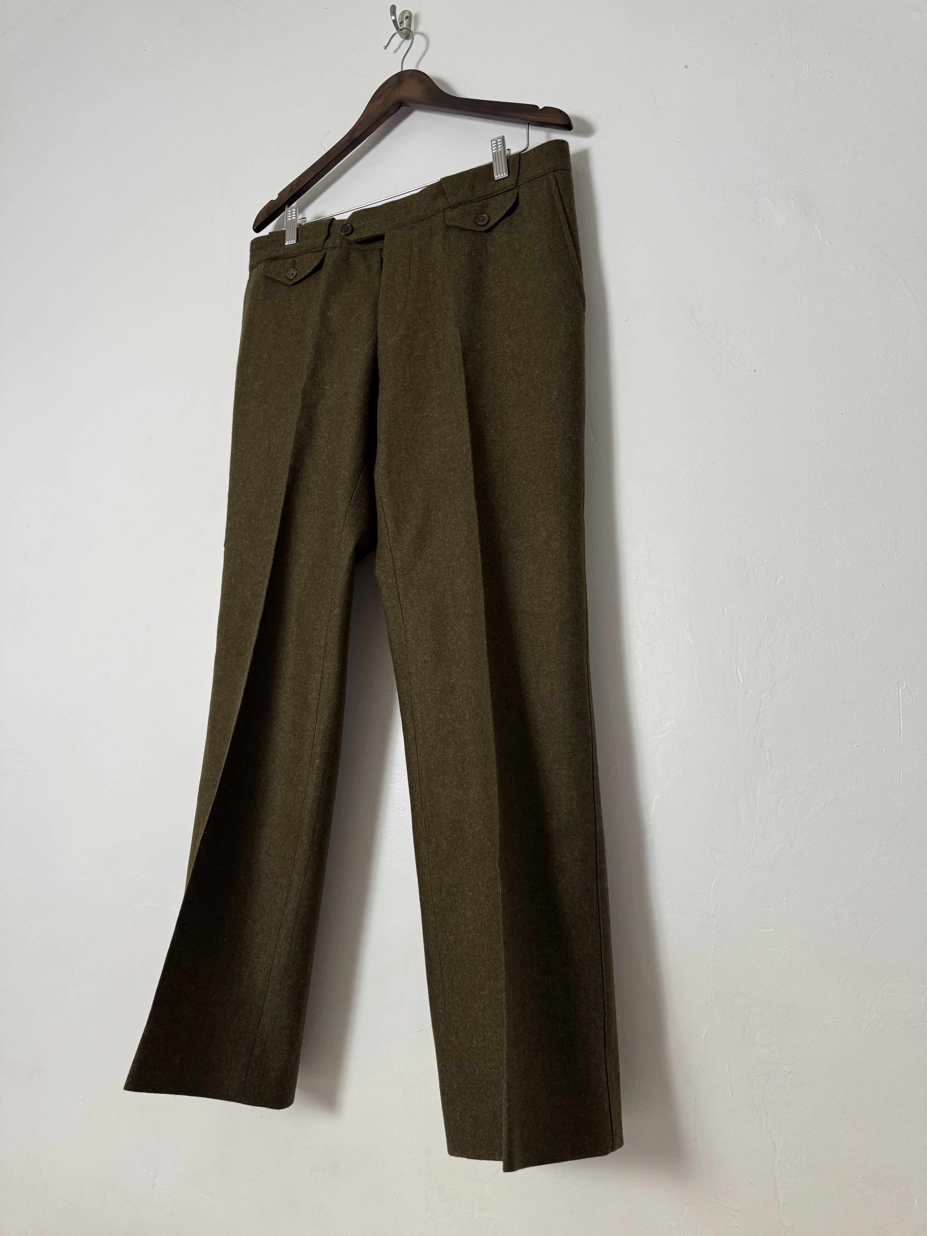 Bottega Veneta Bottega Veneta Virgin Wool Heavyweight Military Trousers Size US 36 / EU 52 - 1 Thumbnail