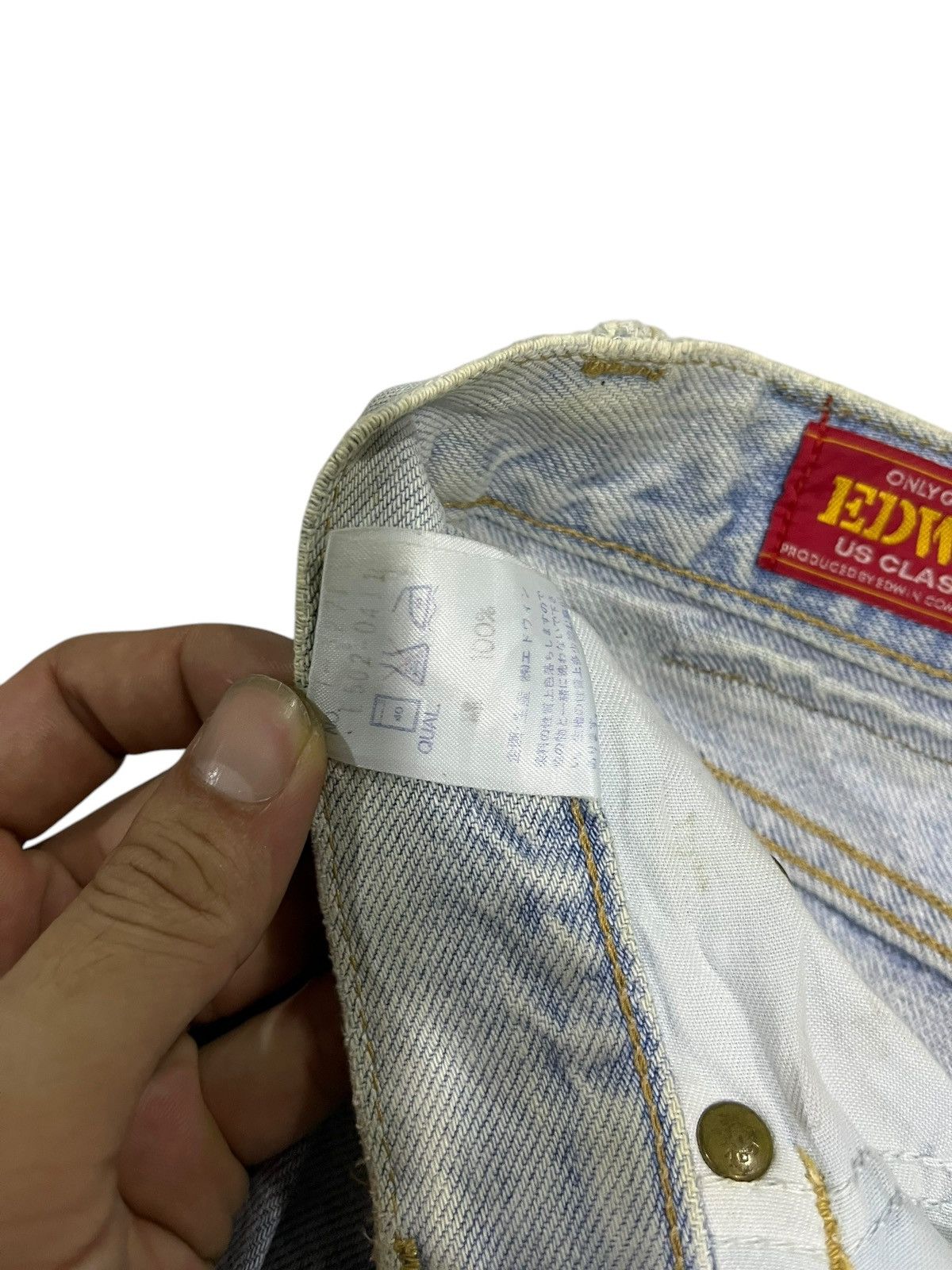 If Six Was Nine EDWIN US CLASSIC WASHED STRAIGHT CUT Size US 29 - 7 Thumbnail