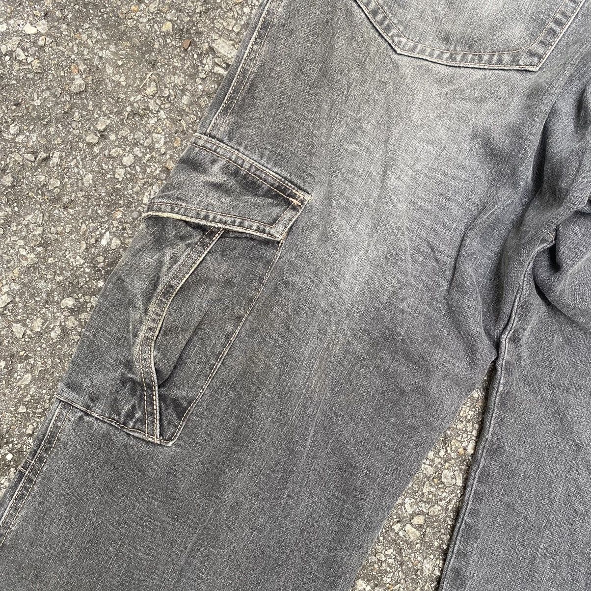 Japanese Brand Hiphop Y2k Nylaus Faded Baggy Cargo Pants Size US 32 / EU 48 - 7 Thumbnail