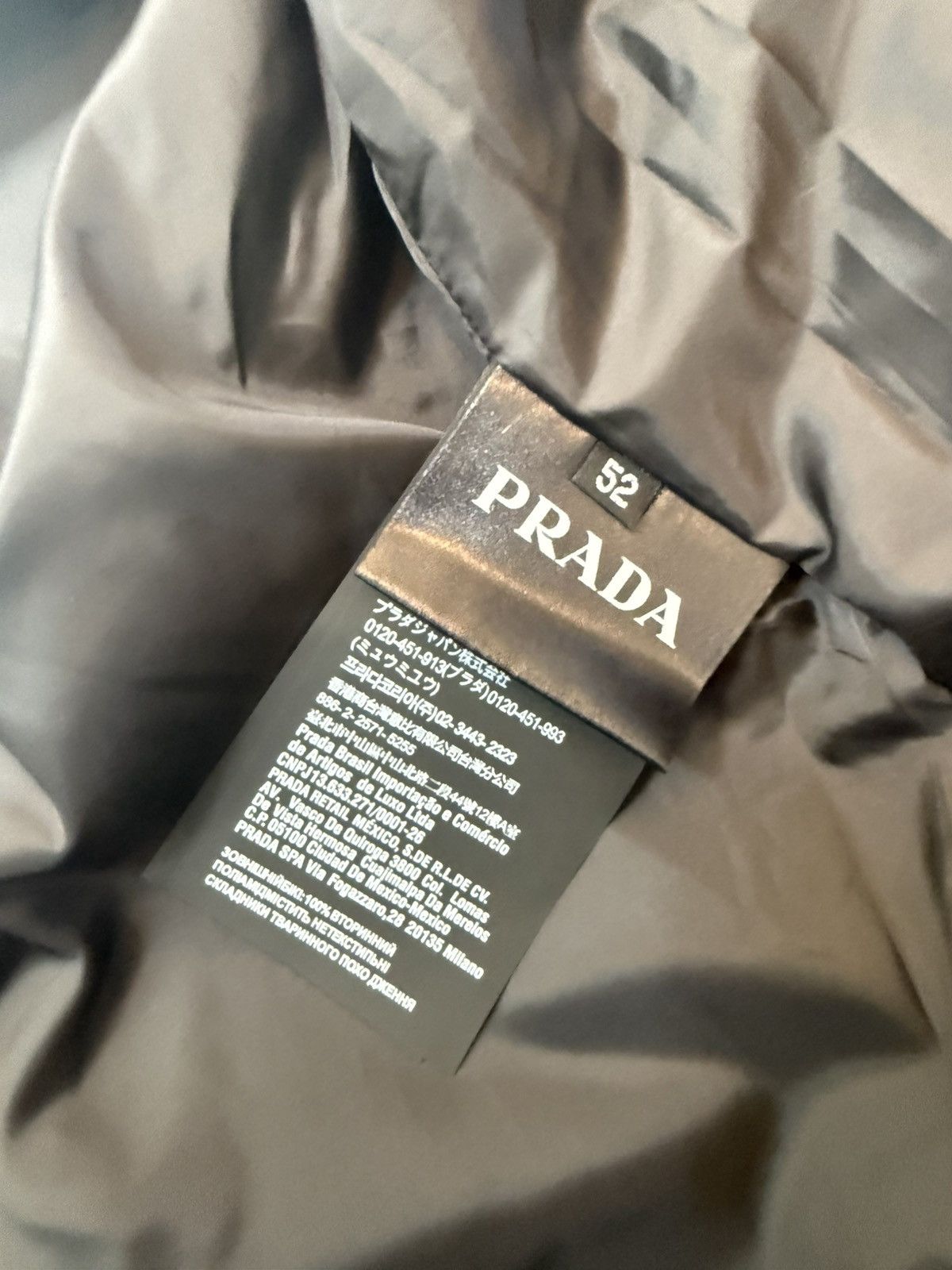 Prada Prada Re-nylon Hooded Jacket Size 52m- hoodie Size US L / EU 52-54 / 3 - 6 Thumbnail