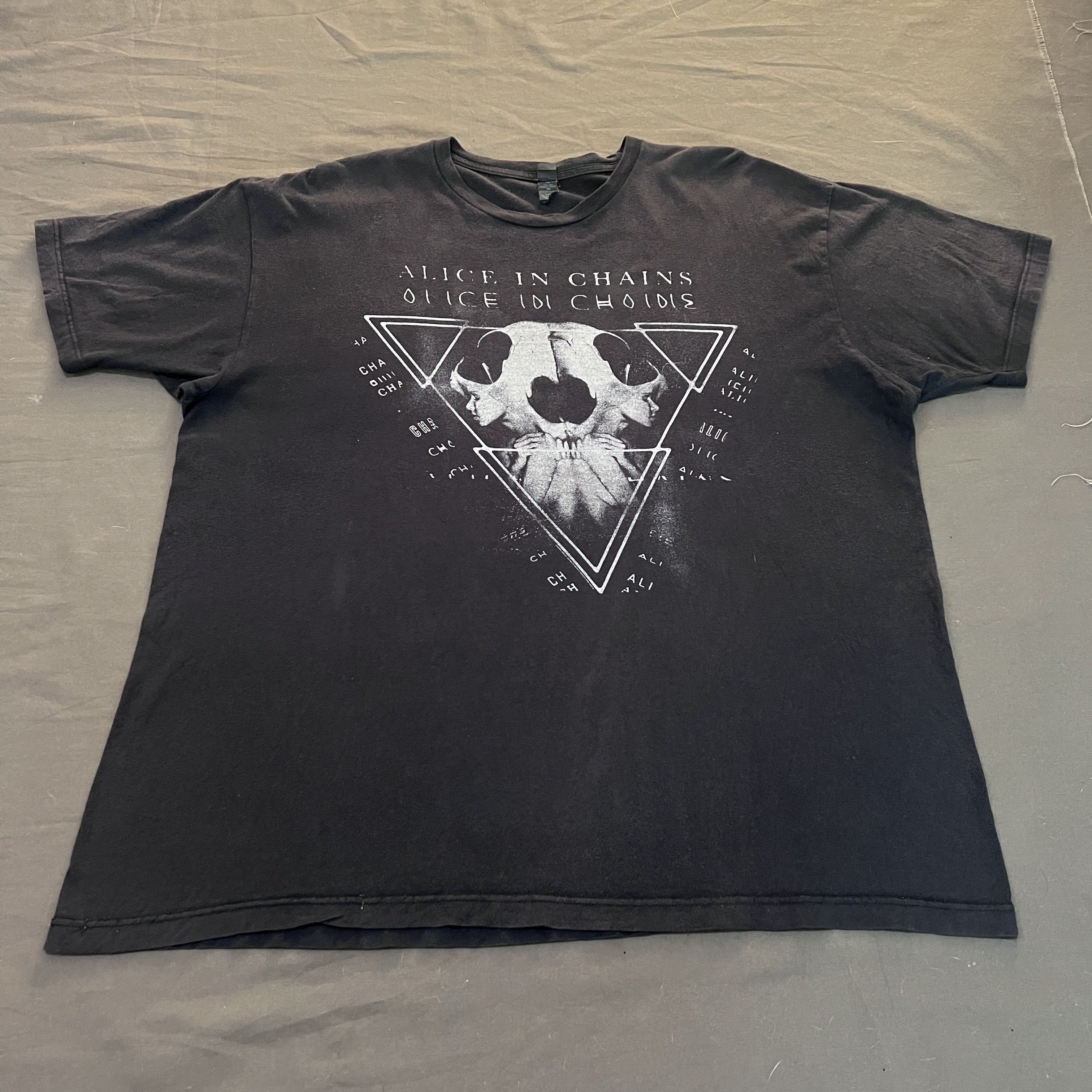 Band Tees × Tultex Y2K Alice In Chains Promo Tee Faded Grunge Size US XXL / EU 58 / 5 - 5 Thumbnail