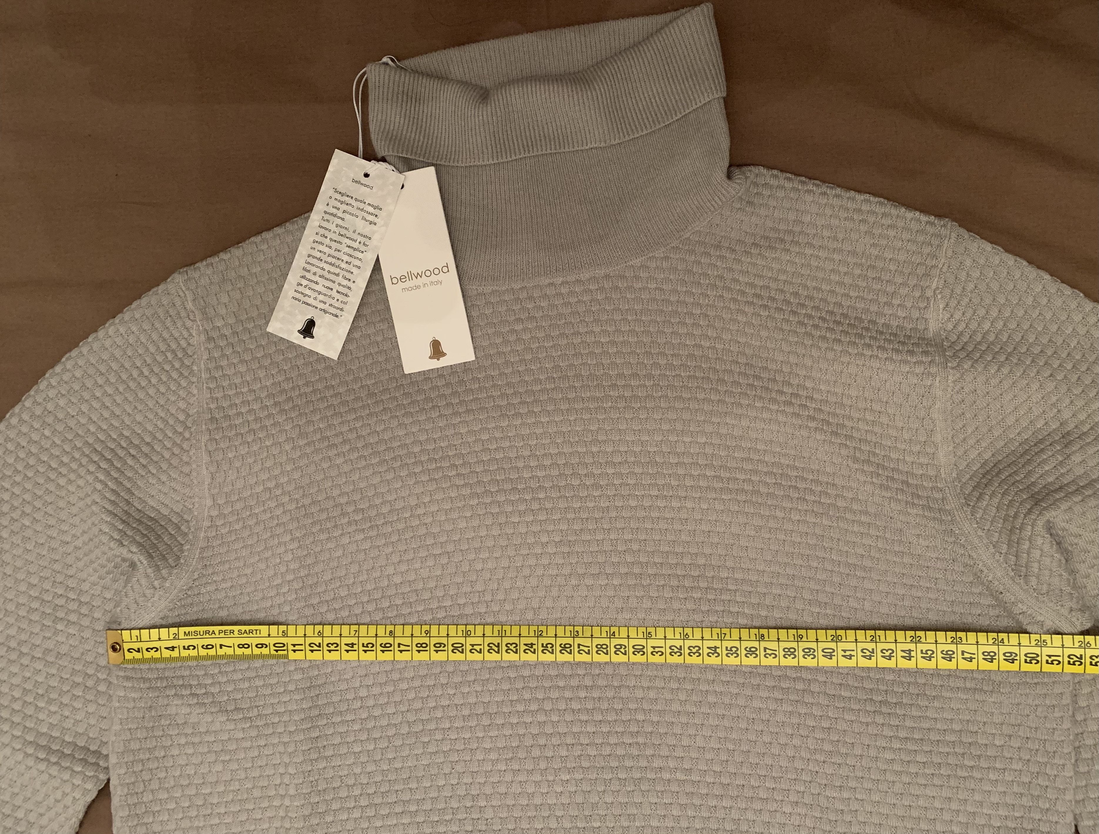 Bellwood Bellwood Men's Sweater, 100% Virgin Wool (retail €250) Size US M / EU 48-50 / 2 - 7 Thumbnail