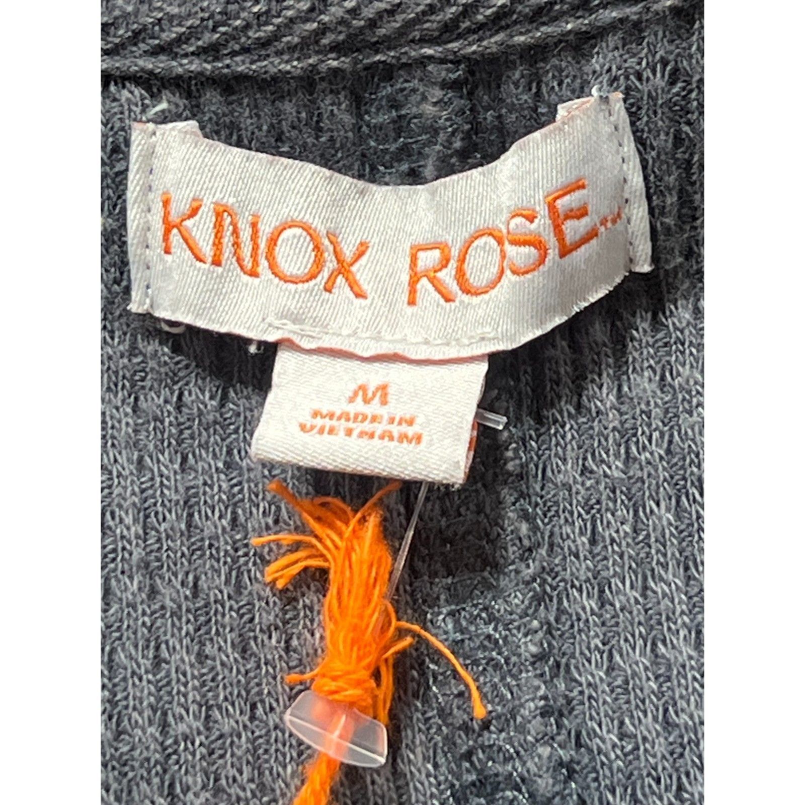 Other Knox Rose - Women's Long Sleeve Notch Neck Thermal Top - Dar Size M / US 6-8 / IT 42-44 - 11 Thumbnail