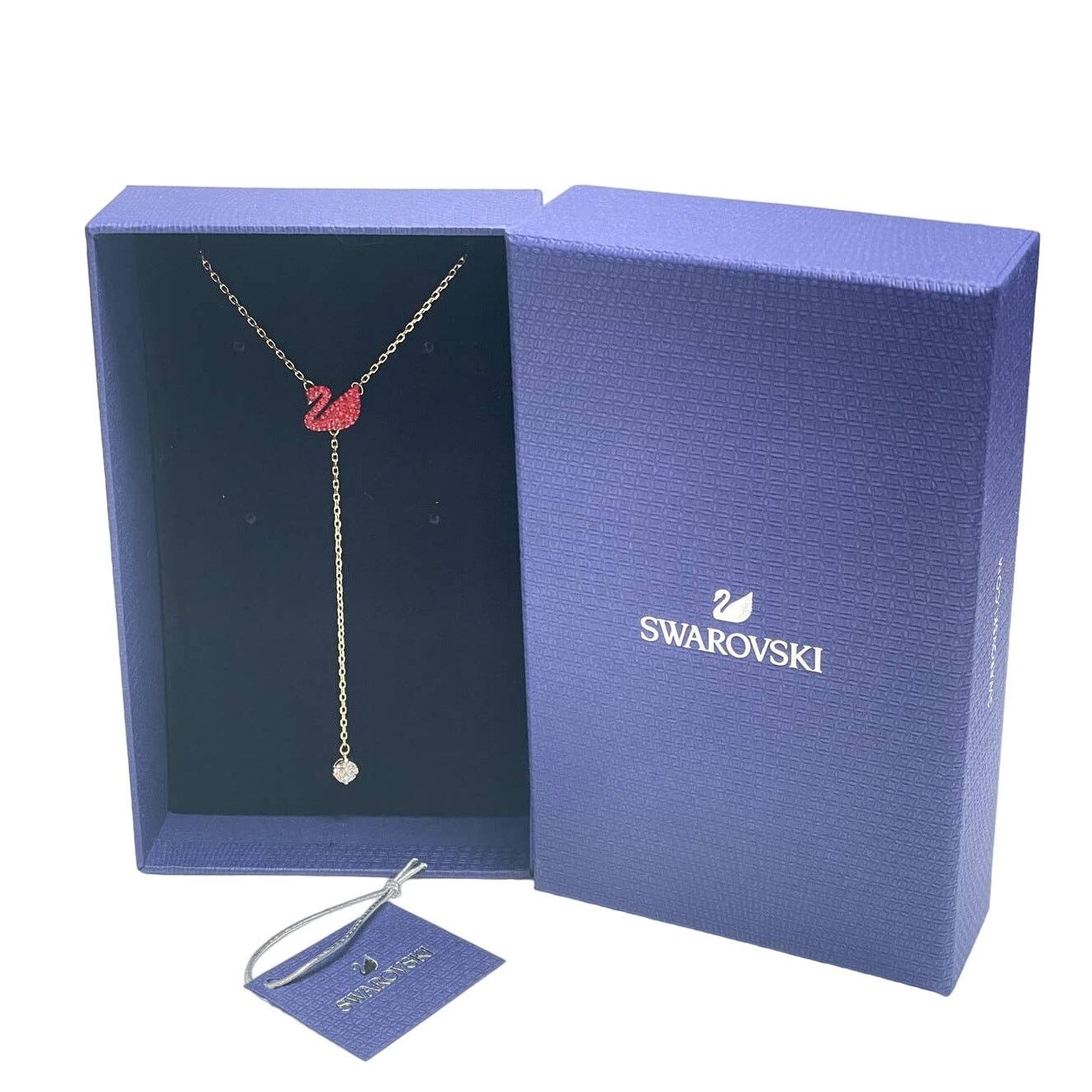 Swarovski Swarovski Iconic Swan necklace Swan, Red, Gold-tone plated Size ONE SIZE - 1 Thumbnail