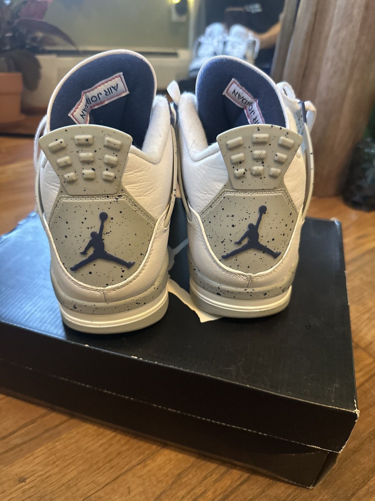 Jordan Brand JORDAN 4 RETRO 'MIDNIGHT NAVY' Size US 9 / EU 42 - 3 Thumbnail
