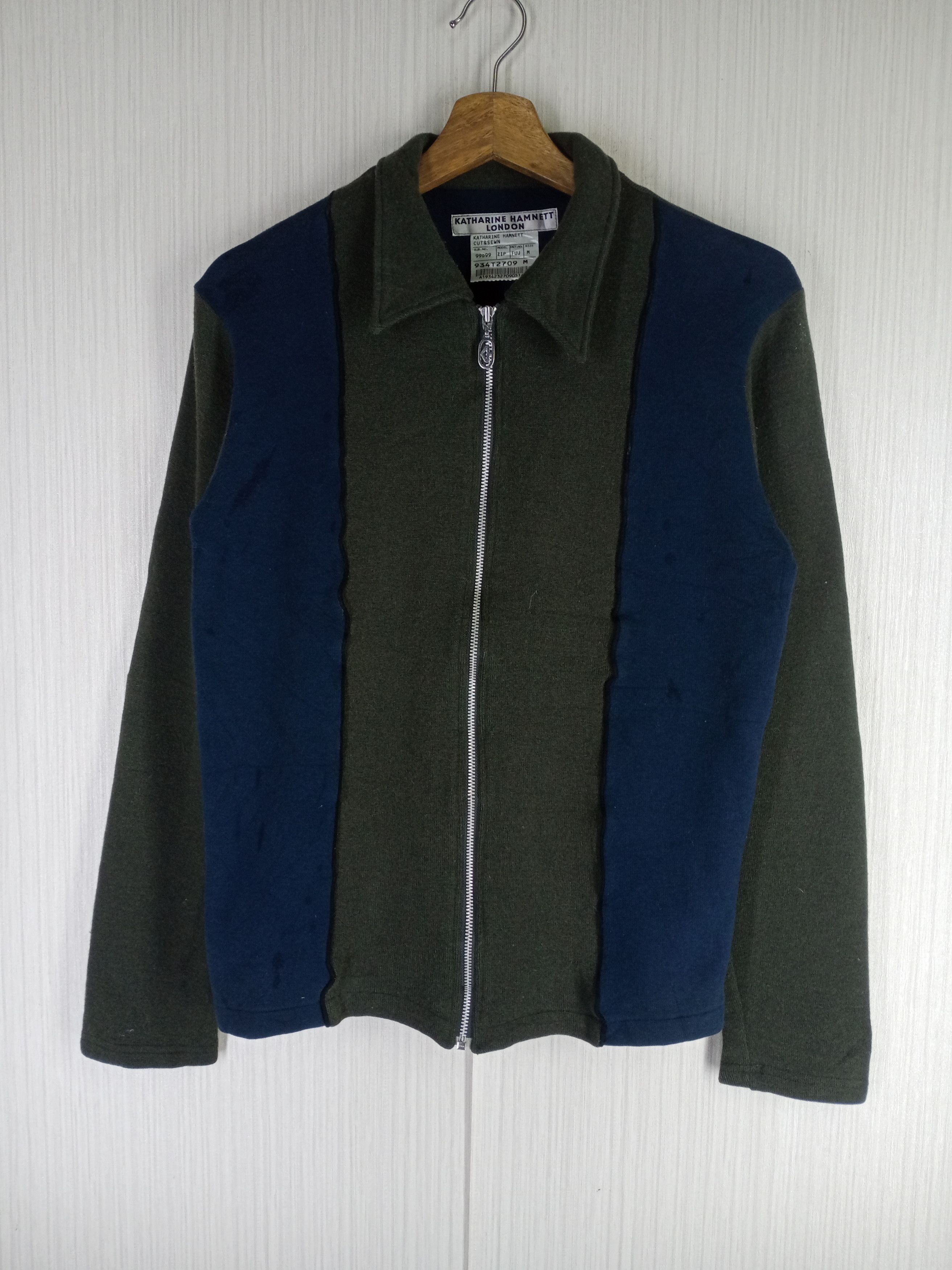 Katharine Hamnett London Rare Vintage Katharine Hamnett London Cut & Sewn Jacket Size US M / EU 48-50 / 2 - 1 Thumbnail