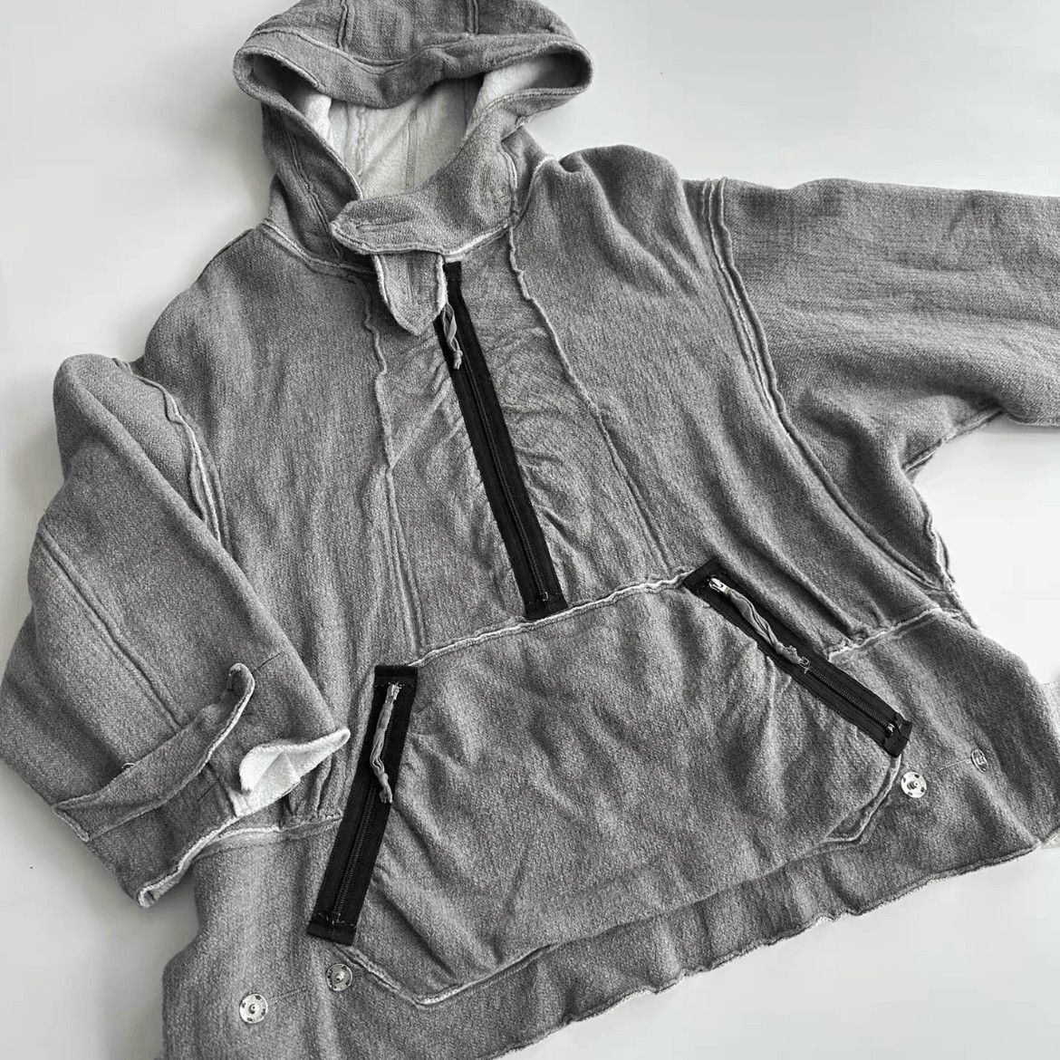 Takahiromiyashita The Soloist. Takahiromiyashita the Soloist Distressed Hoodie-2508 Size US M / EU 48-50 / 2 - 2 Thumbnail