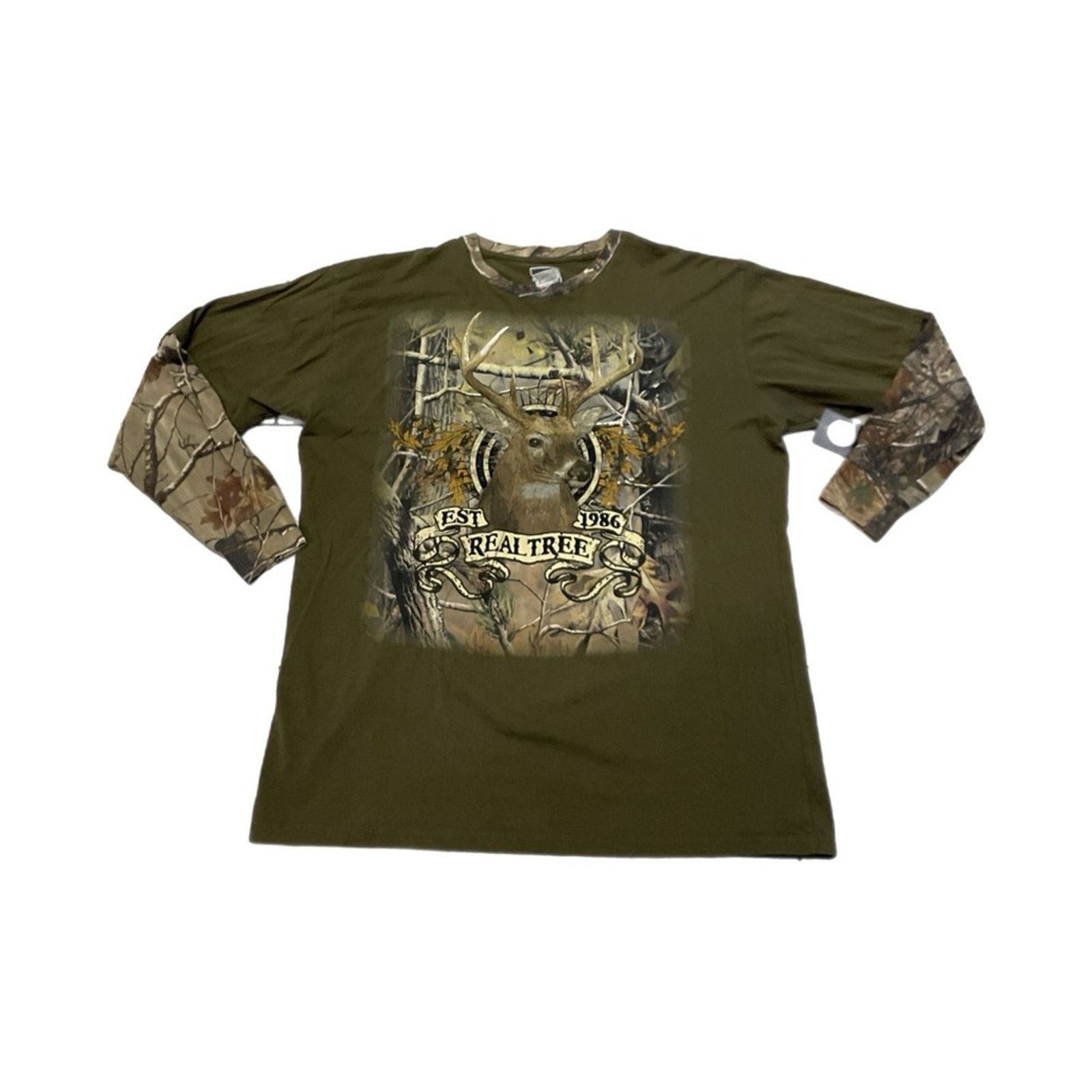 Realtree Paramount Outdoors Real Tree Buck Camo Long Sleeve Shirt Size US XXL / EU 58 / 5 - 1 Thumbnail