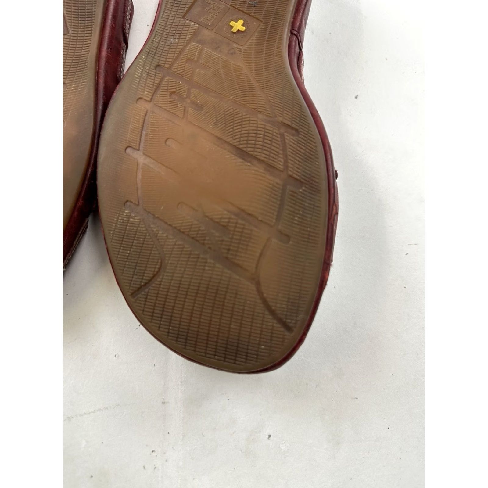 Dr. Martens VINTAGE Dr. Martens Sandals Womens Red Leather Open Toe Mules Slip On Strappy Cushioned AirWair 90s Womens Size US 5 / IT 35 - 7 Thumbnail