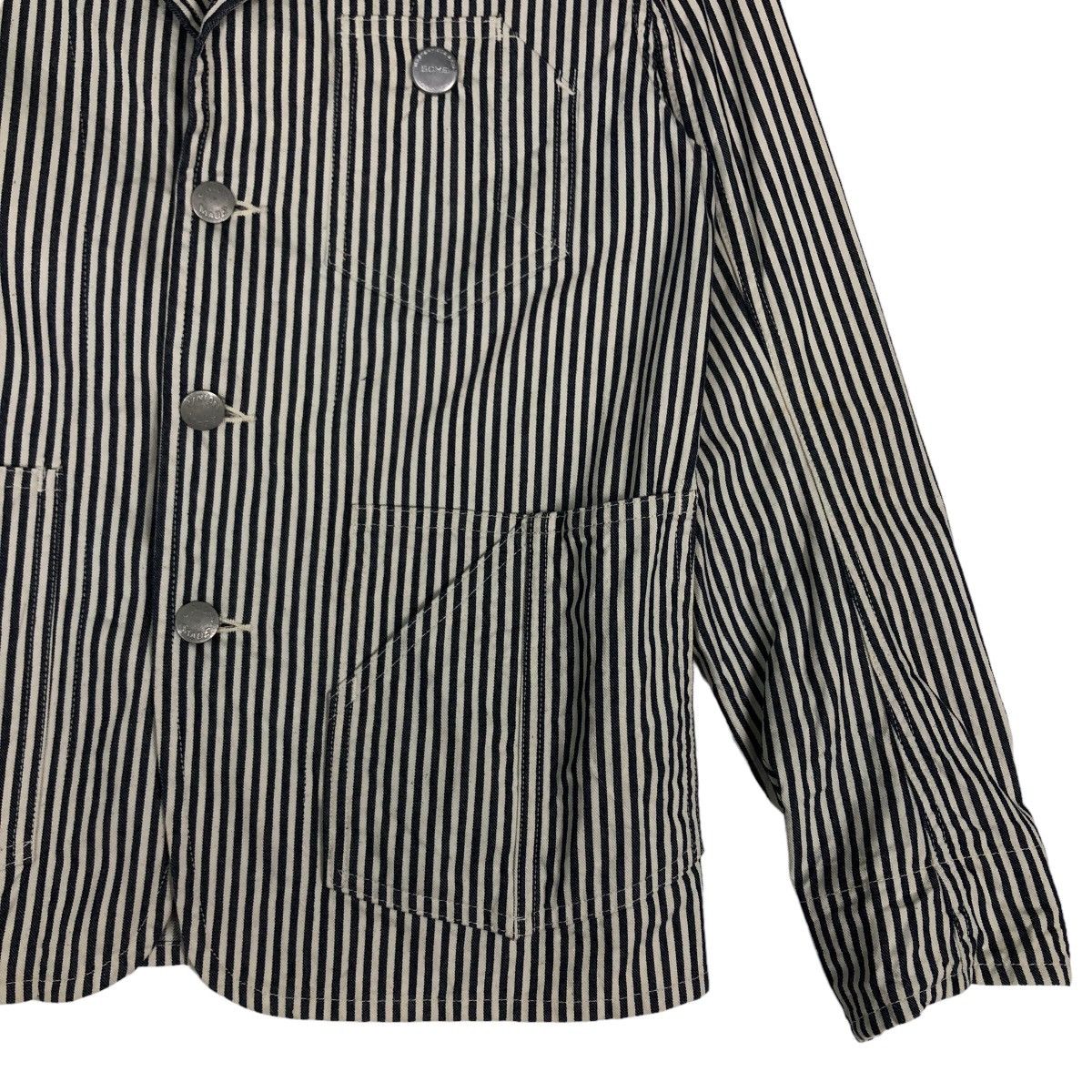 MasterPiece 🔥Union Made Hickory Chore Jacket Scye Masterpiece Japan Size US M / EU 48-50 / 2 - 5 Thumbnail