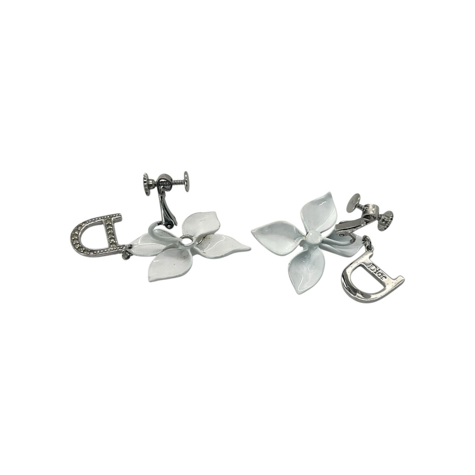 Dior Dior Vintage Flower Earrings Size ONE SIZE - 3 Thumbnail