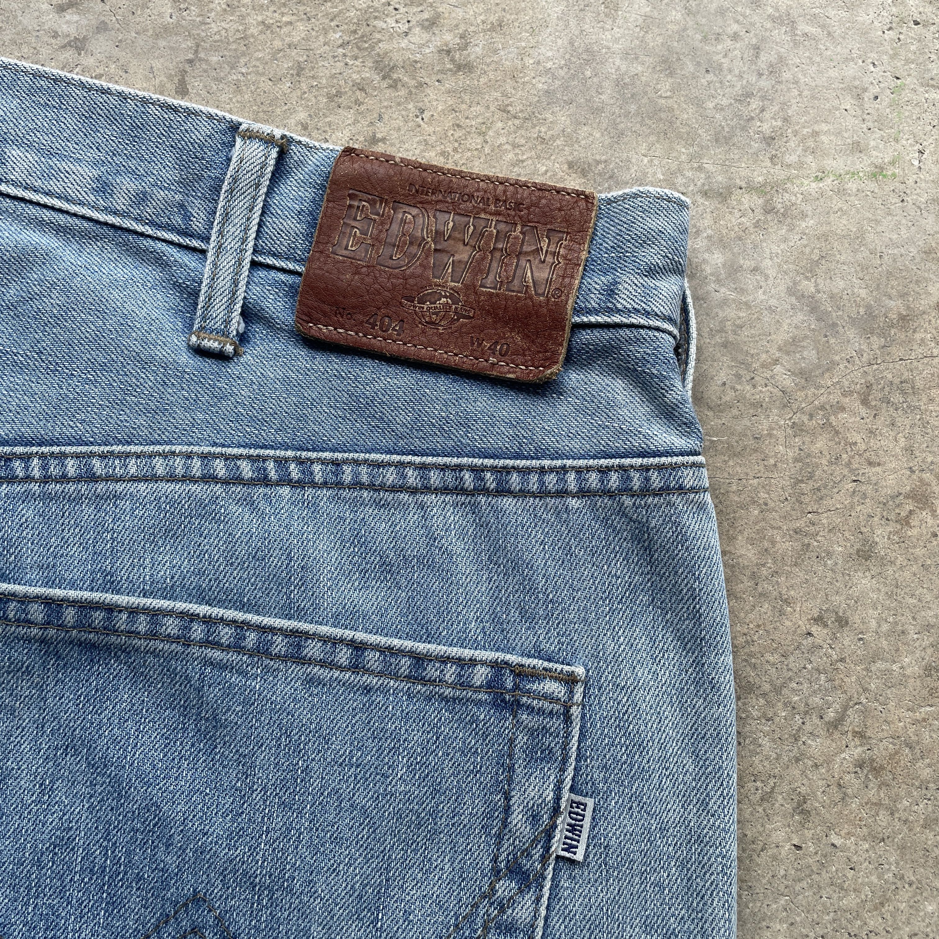Edwin × Japanese Brand VINTAGE EDWIN DENIM FADED JEANS PANTS W40x27 Size US 40 / EU 56 - 8 Thumbnail