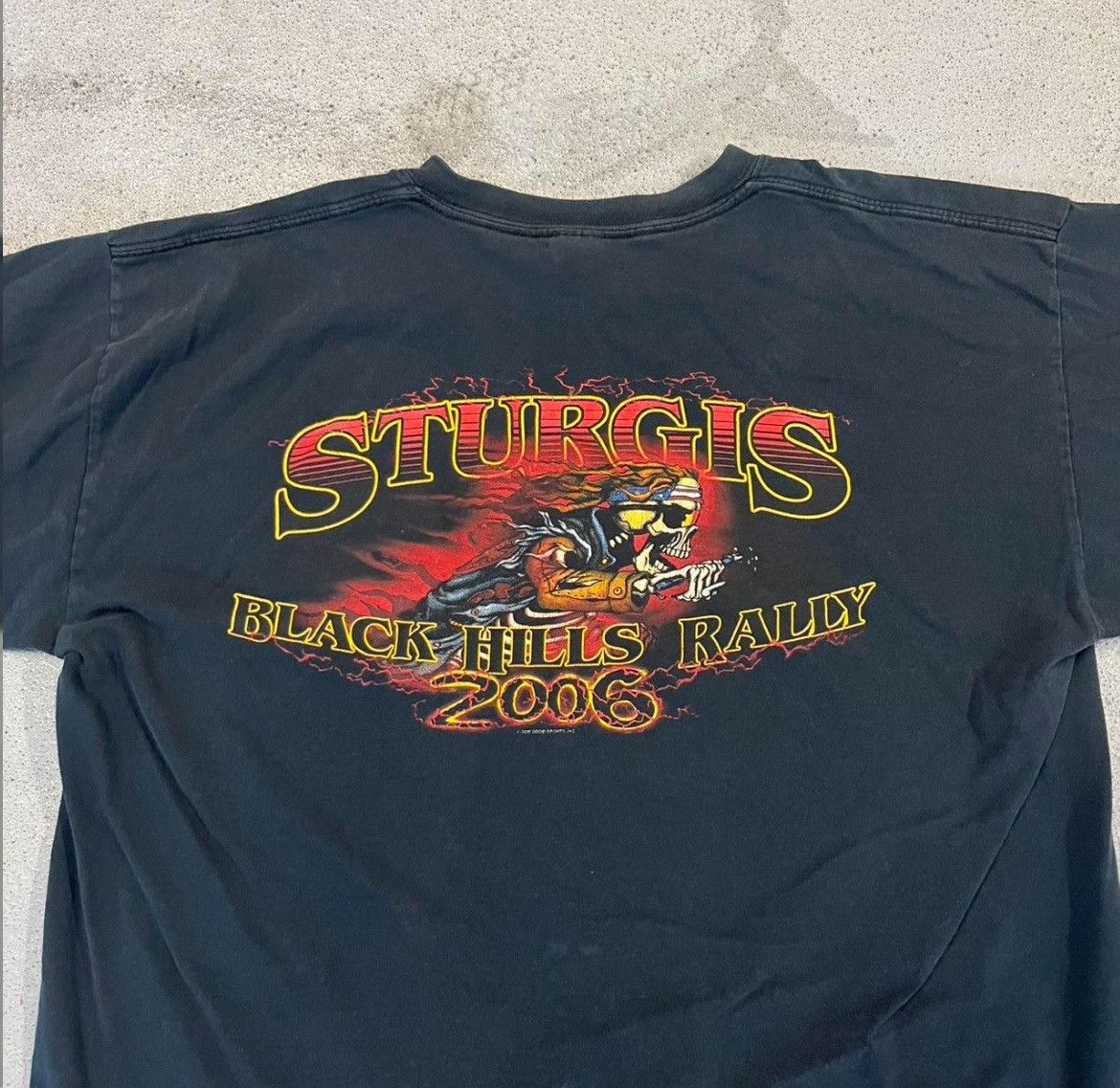 Vintage Black Sturgis Y2K Motorcycle Tee Size US XL / EU 56 / 4 - 3 Thumbnail
