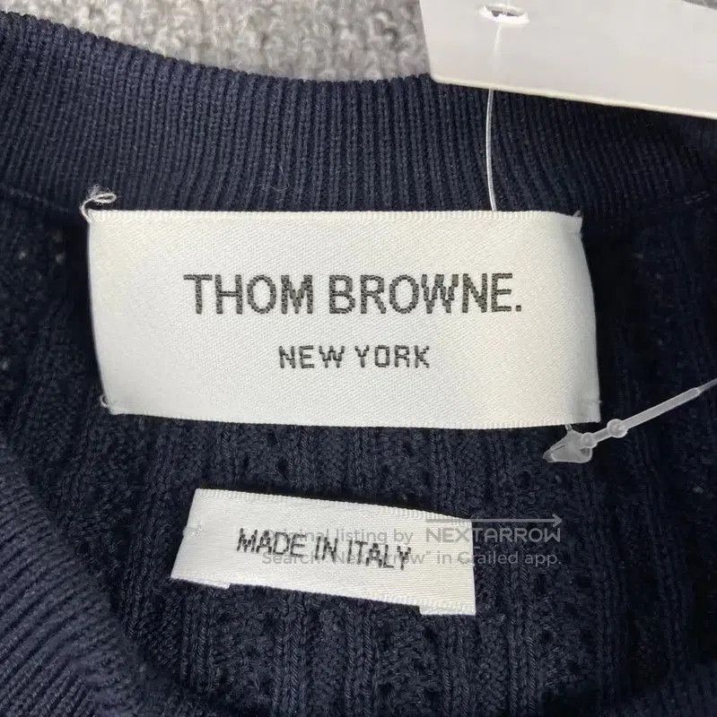 Thom Browne Thom Browne Navy Cotton Dress for Women . Size M / US 6-8 / IT 42-44 - 4 Thumbnail