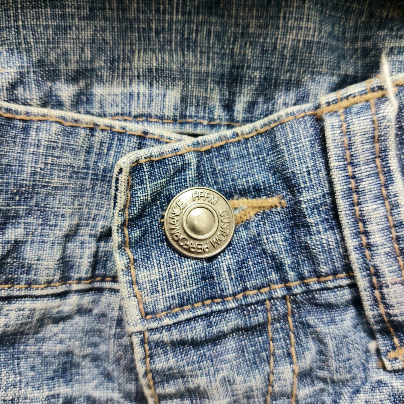 PPFM PPFM Faded Denim Jeans Distressed Y2K Streetwear Size US 34 / EU 50 - 4 Thumbnail