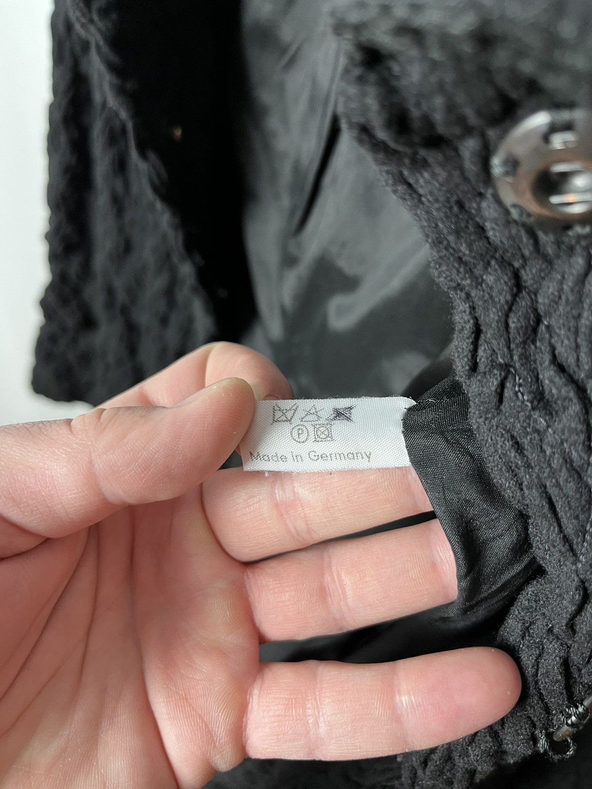 Other Anett Rostel Avant Garde Wool Knit Coat Jacket Size L / US 10 / IT 46 - 6 Thumbnail