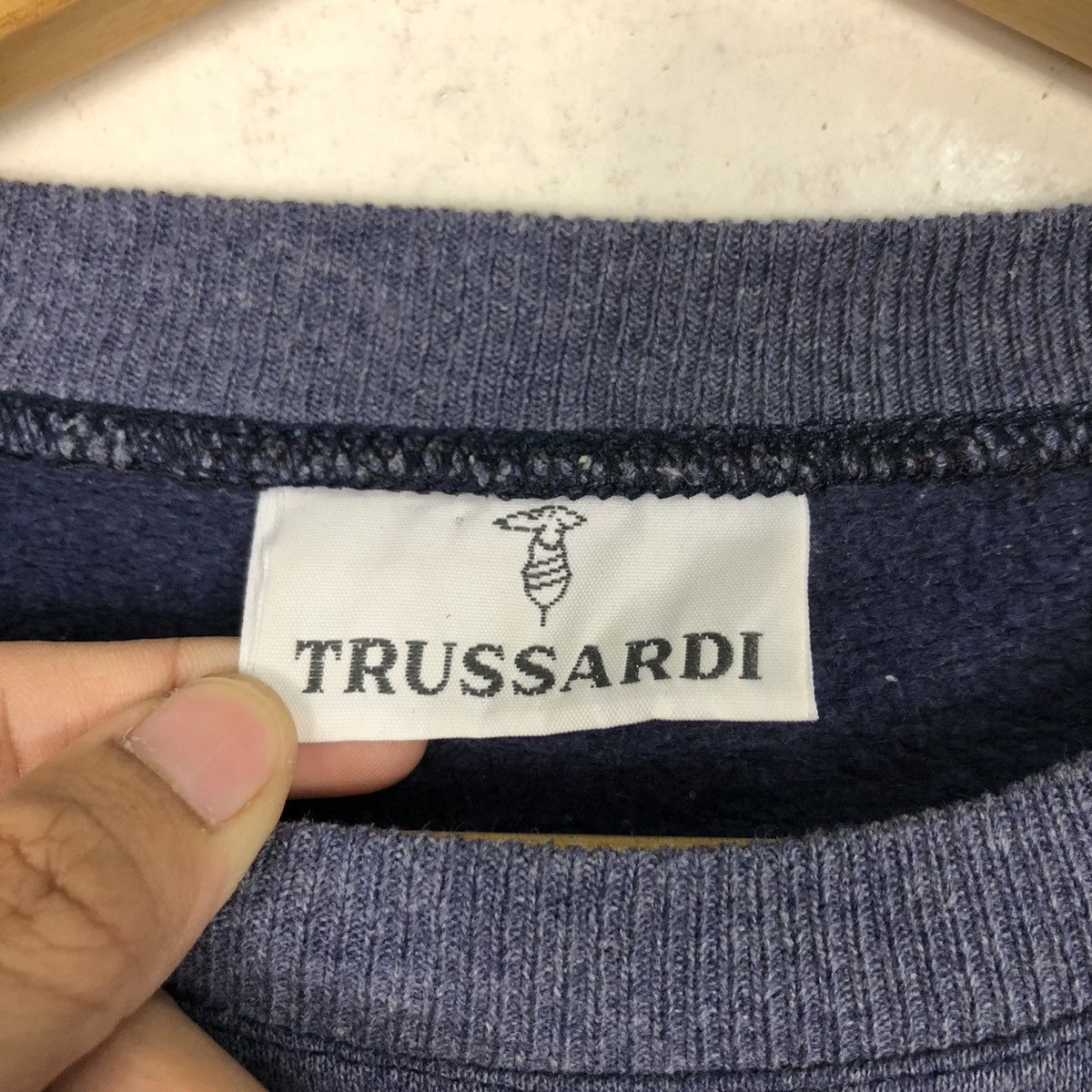 Designer × Trussardi × Vintage Vintage Trussardi Sweatshirt 90s Collection Designer Medium Size US M / EU 48-50 / 2 - 11 Thumbnail