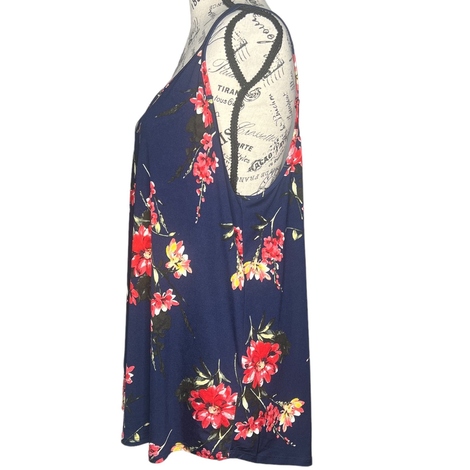 Other Basima Back Detail Knit Top - Stitch Fix Strappy Casual Tank Size XXL / US 16-18 / IT 52-54 - 5 Thumbnail