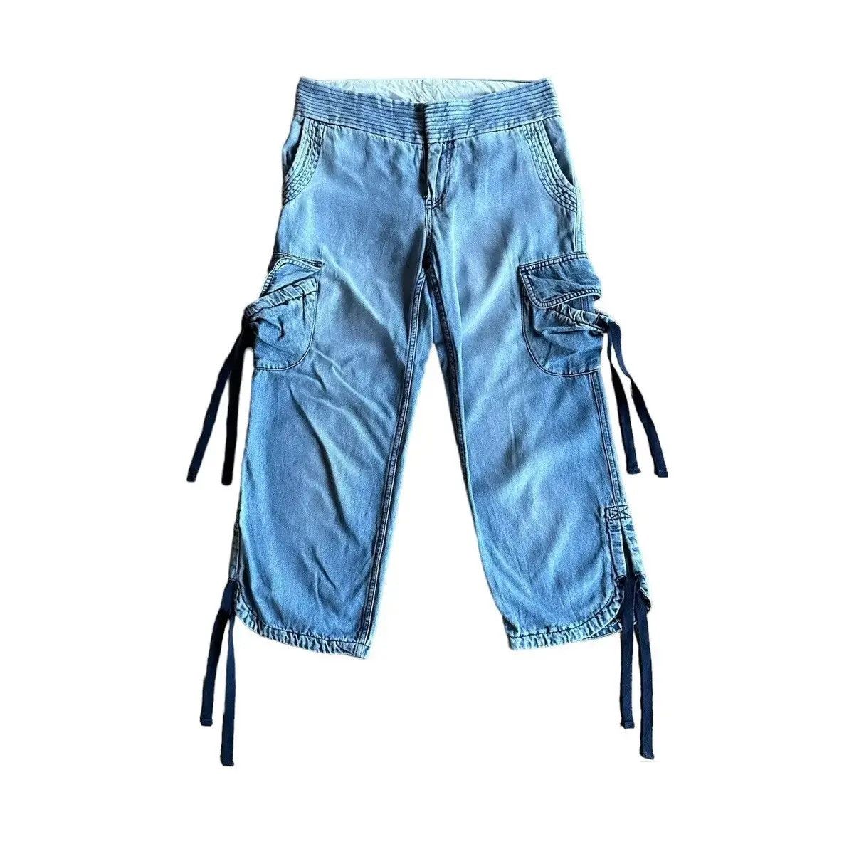 Japanese Brand GRAILS!! Japanese Brand GAP Jean Bondage Cropped Denim Pants Size US 29 - 1 Thumbnail