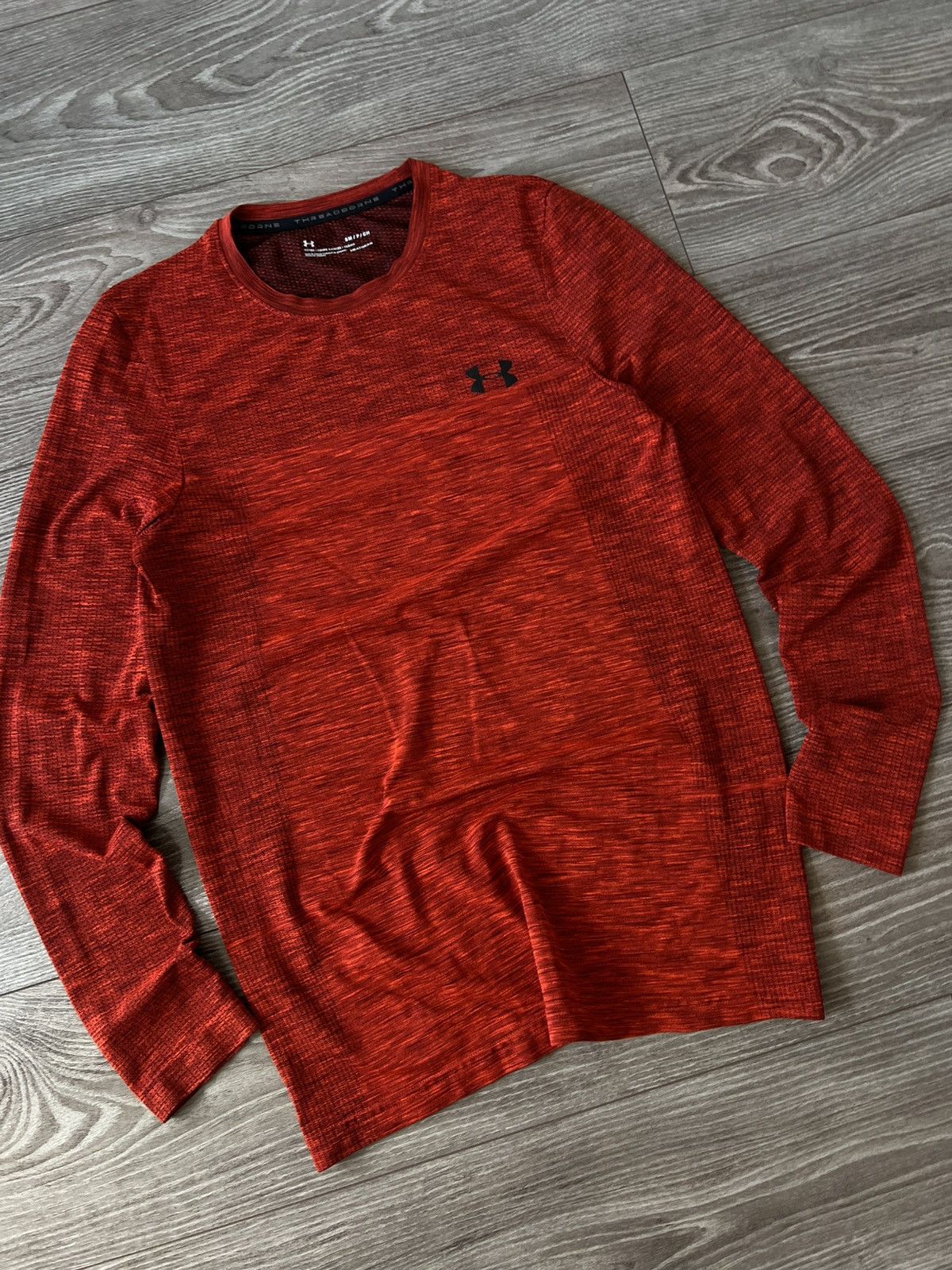 Under Armour Under Armour Threadborne Heatgear Fit Onyx Long Sleeve Tee Size US S / EU 44-46 / 1 - 6 Thumbnail