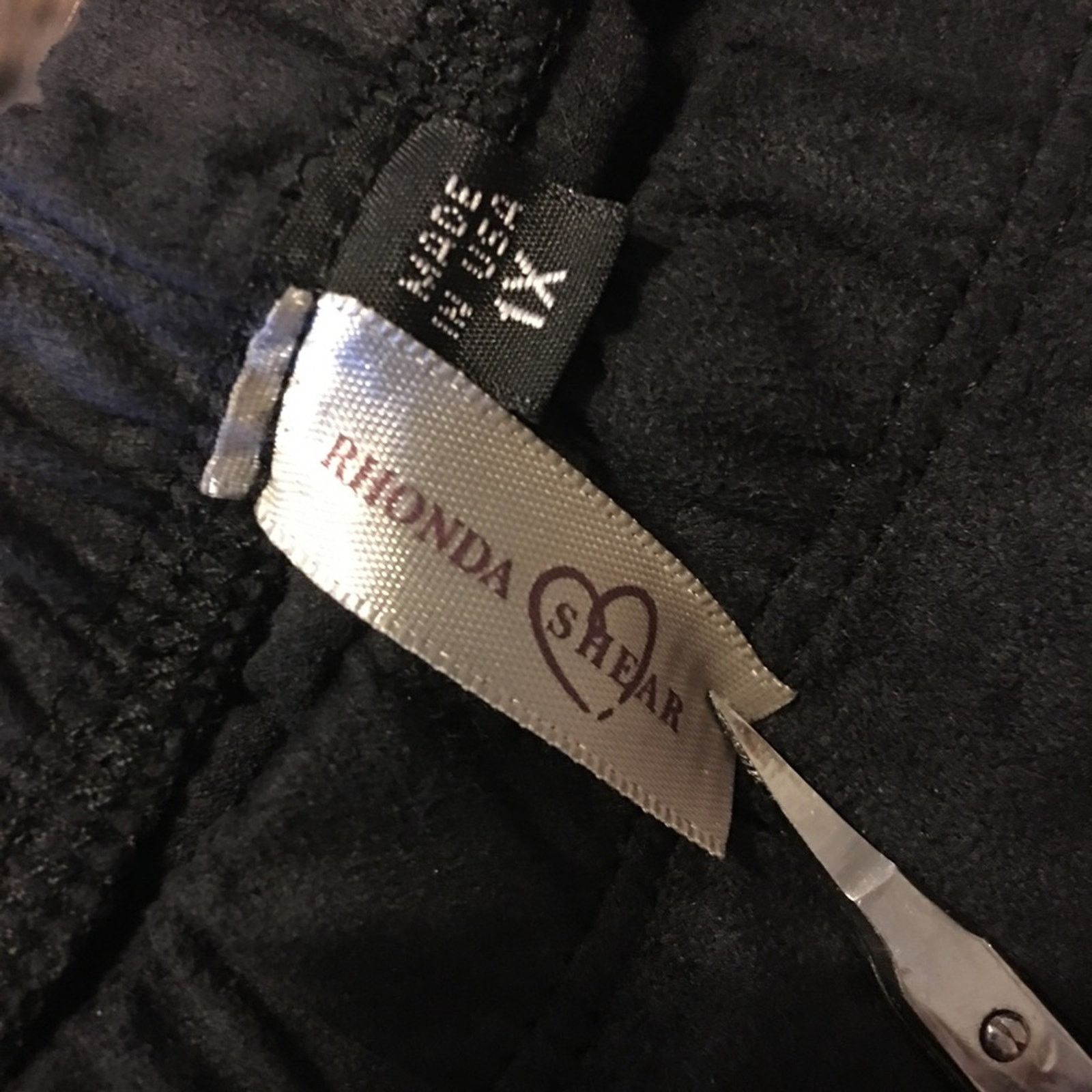Other Rhonda Shear faux suede plush fabric pants 1X Size 33" - 6 Thumbnail