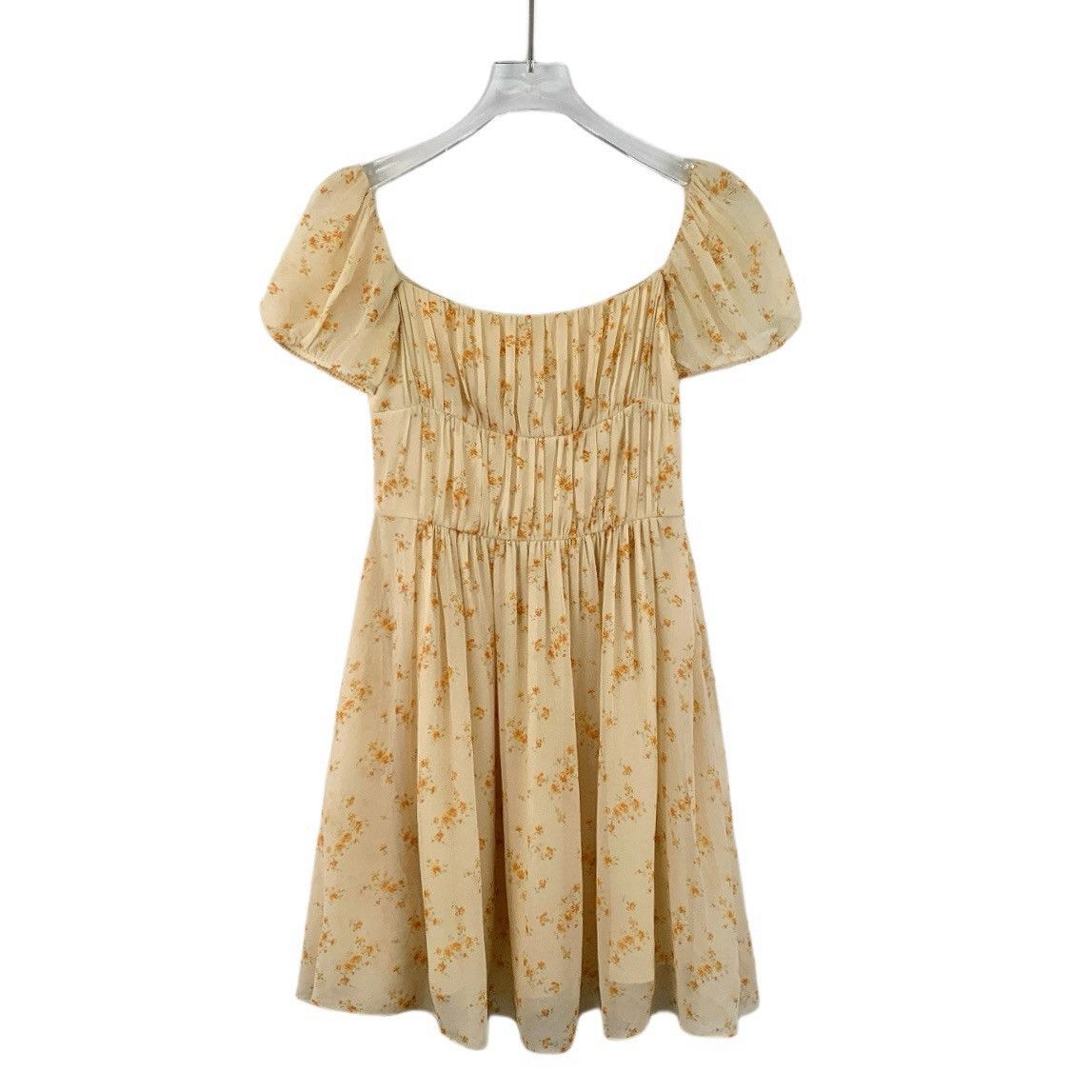 Celine Celine 22 collection Light yellow floral silk dress Size XS / US 0-2 / IT 36-38 - 2 Thumbnail