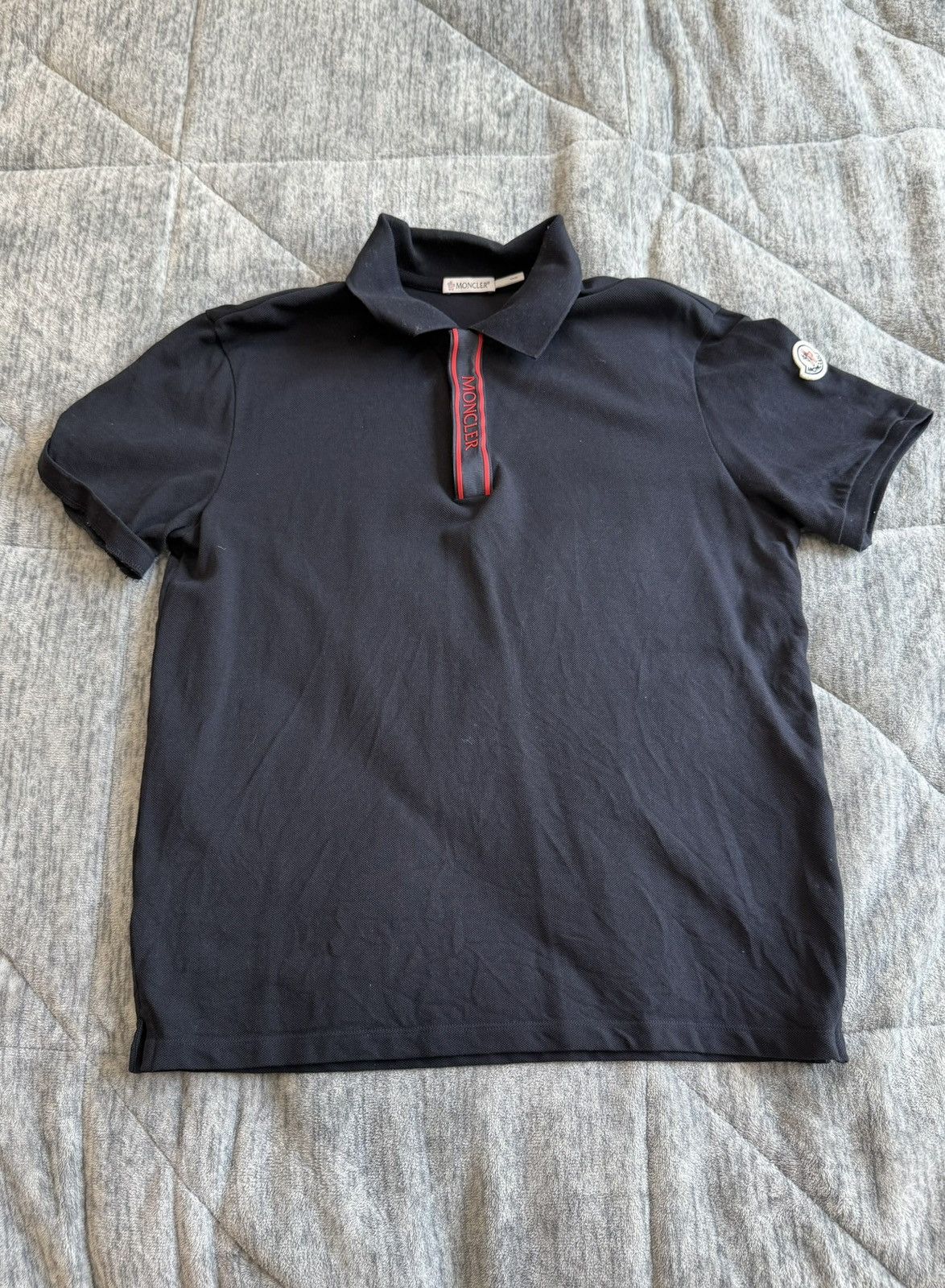 Moncler Moncler Polo Shirt Size US M / EU 48-50 / 2 - 1 Thumbnail