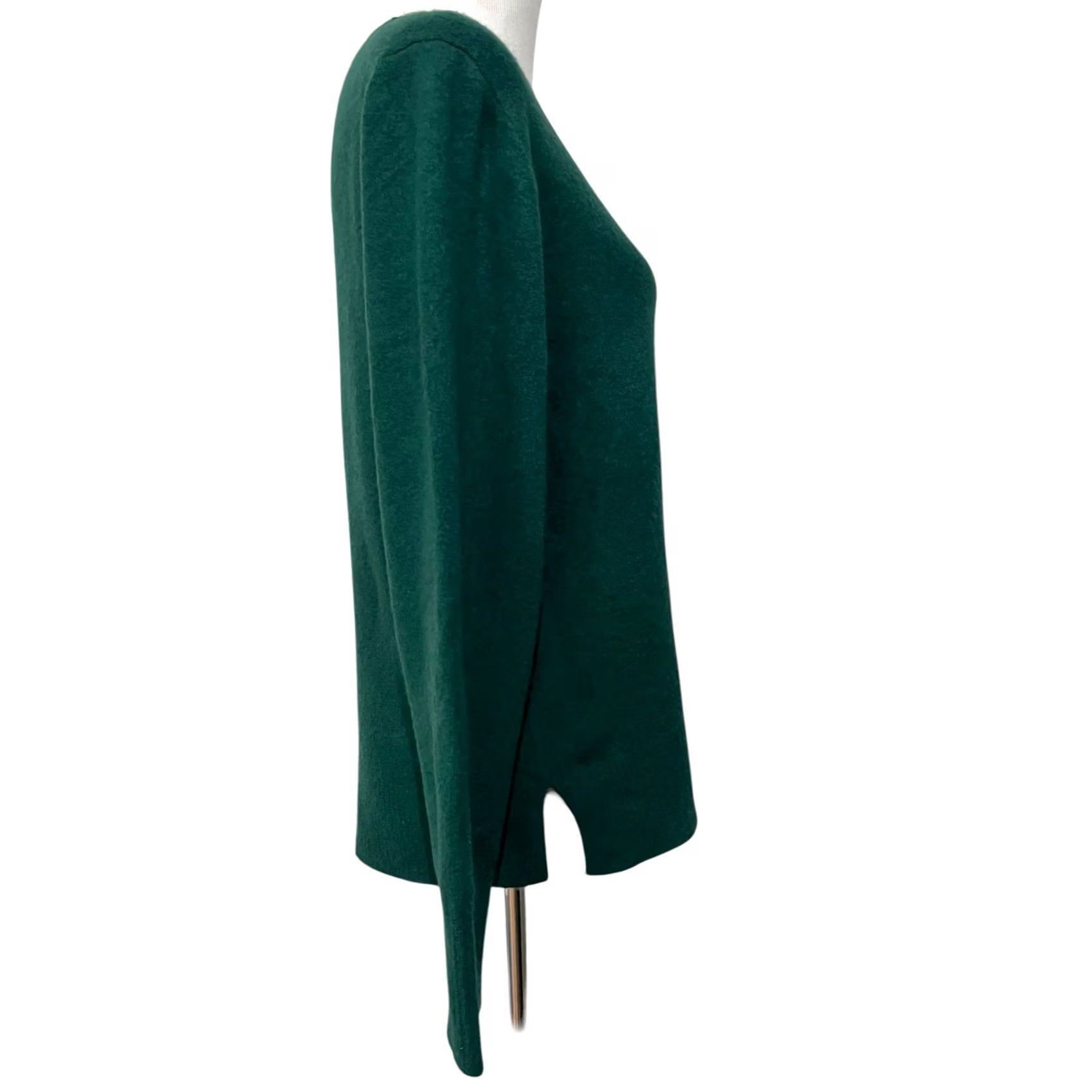 J.Crew J.Crew Factory Women’s Crewneck Sweater Green Pullover L Crew Neck Long Sleeve Solid Acrylic Wool Spandex Casual Womens Size L / US 10 / IT 46 - 4 Thumbnail
