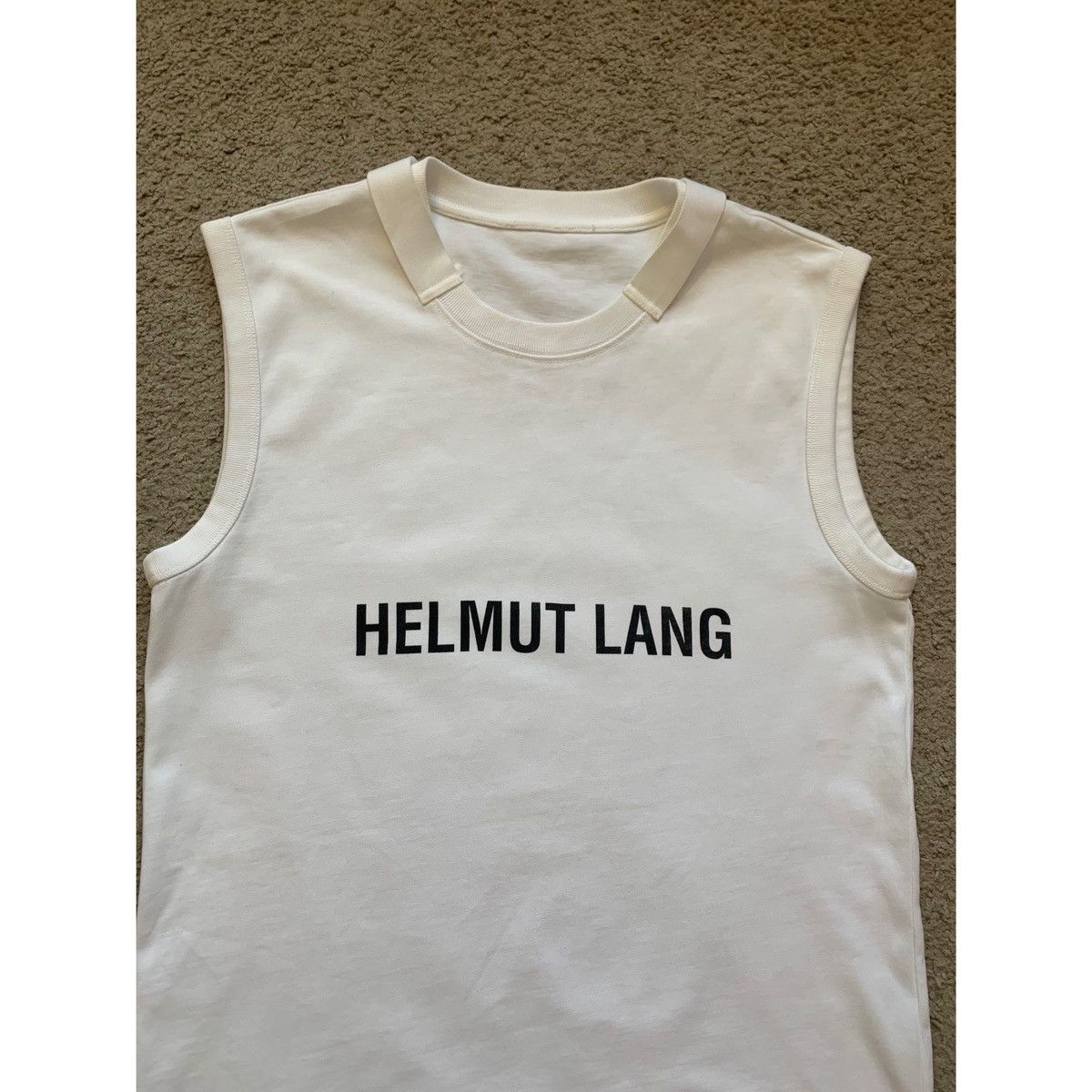 Helmut Lang HELMUT LANG POET TEXT LOGO MUSCLE TANK TOP Size US M / EU 48-50 / 2 - 22 Thumbnail