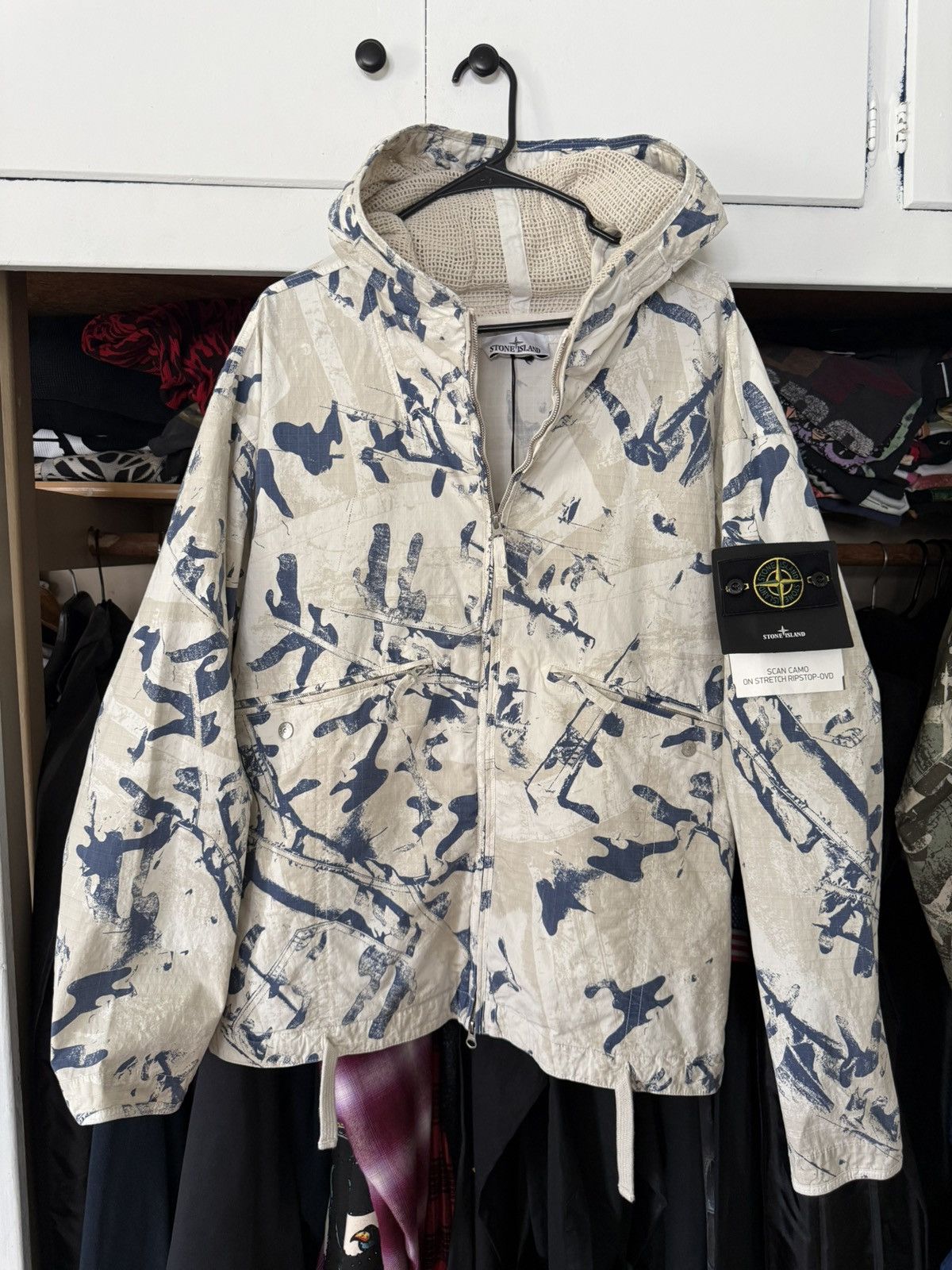 Stone Island Scan Camo Ripstop OVD Jacket Size US XXL / EU 58 / 5 - 1 Thumbnail
