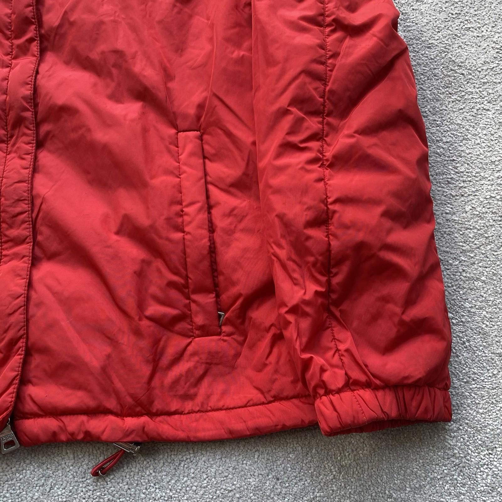 Prada Prada Sport Women’s Red Zip Up Hooded Jacket Size 38 Size XS / US 0-2 / IT 36-38 - 3 Thumbnail