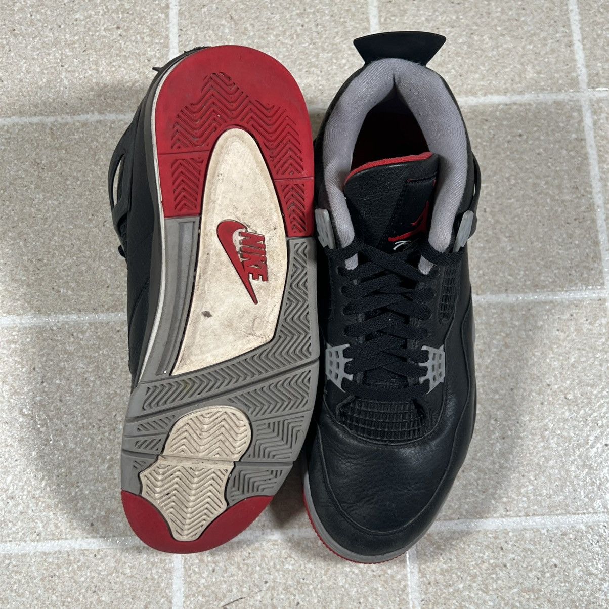 Jordan Brand Jordan Air Jordan 4 Retro Bred Reimagined Black sz 11 Size US 11 / EU 44 - 5 Thumbnail