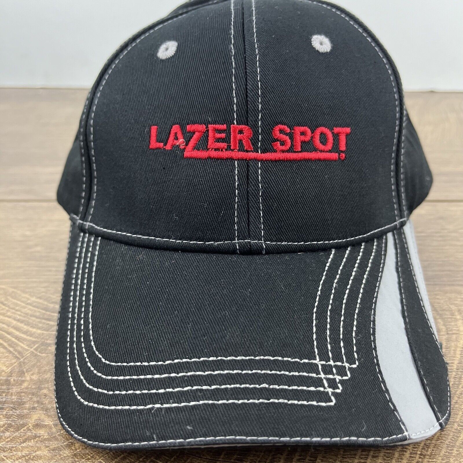 Other Lazer Spot Hat Black Cap Hat Adjustable Hat Black Adult Hat Size ONE SIZE - 5 Thumbnail