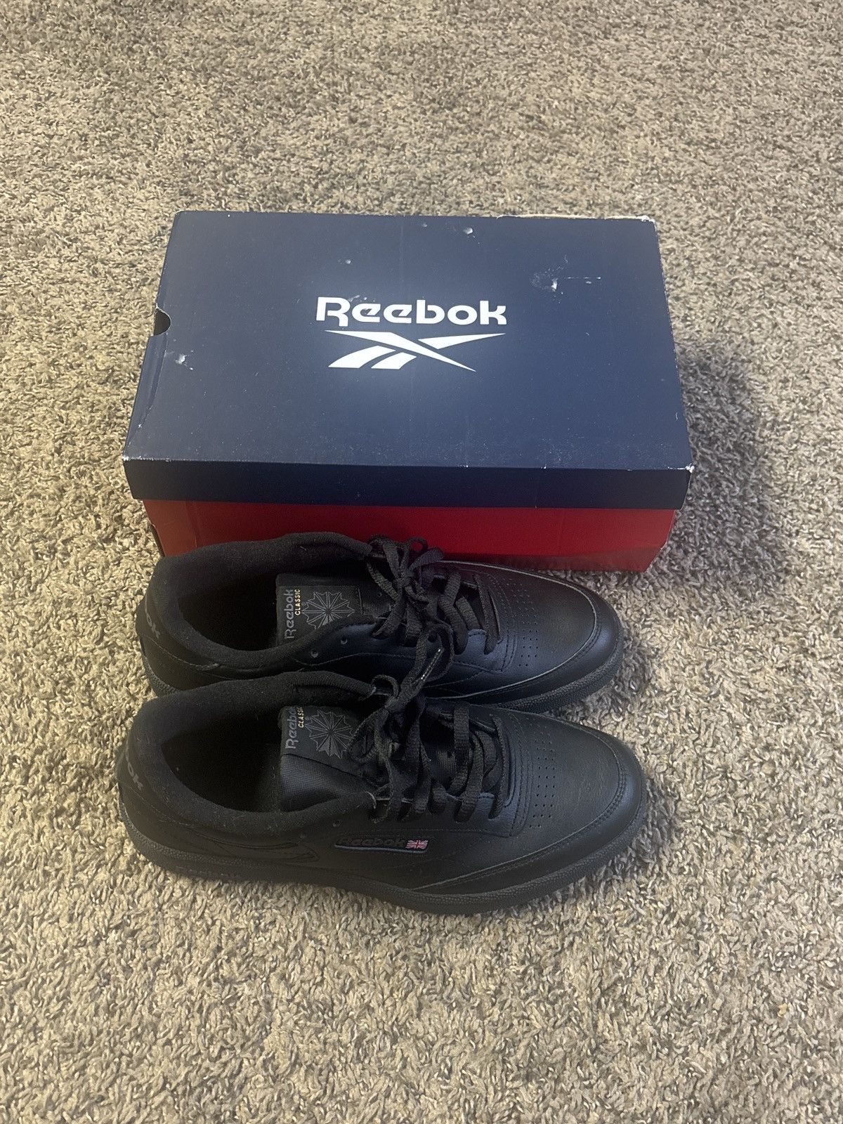 Reebok Reebok Club C 85 (Triple Black) Size US 10.5 / EU 43-44 - 7 Thumbnail