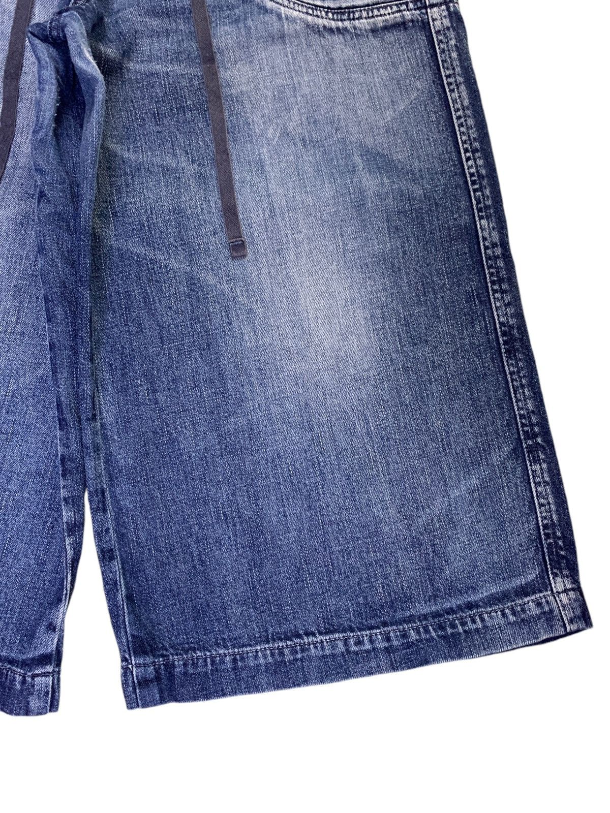 Japanese Brand SALES🔥Vintage Japanese Faded blue Wash Baggy Jean Shorts Size US 31 - 9 Thumbnail
