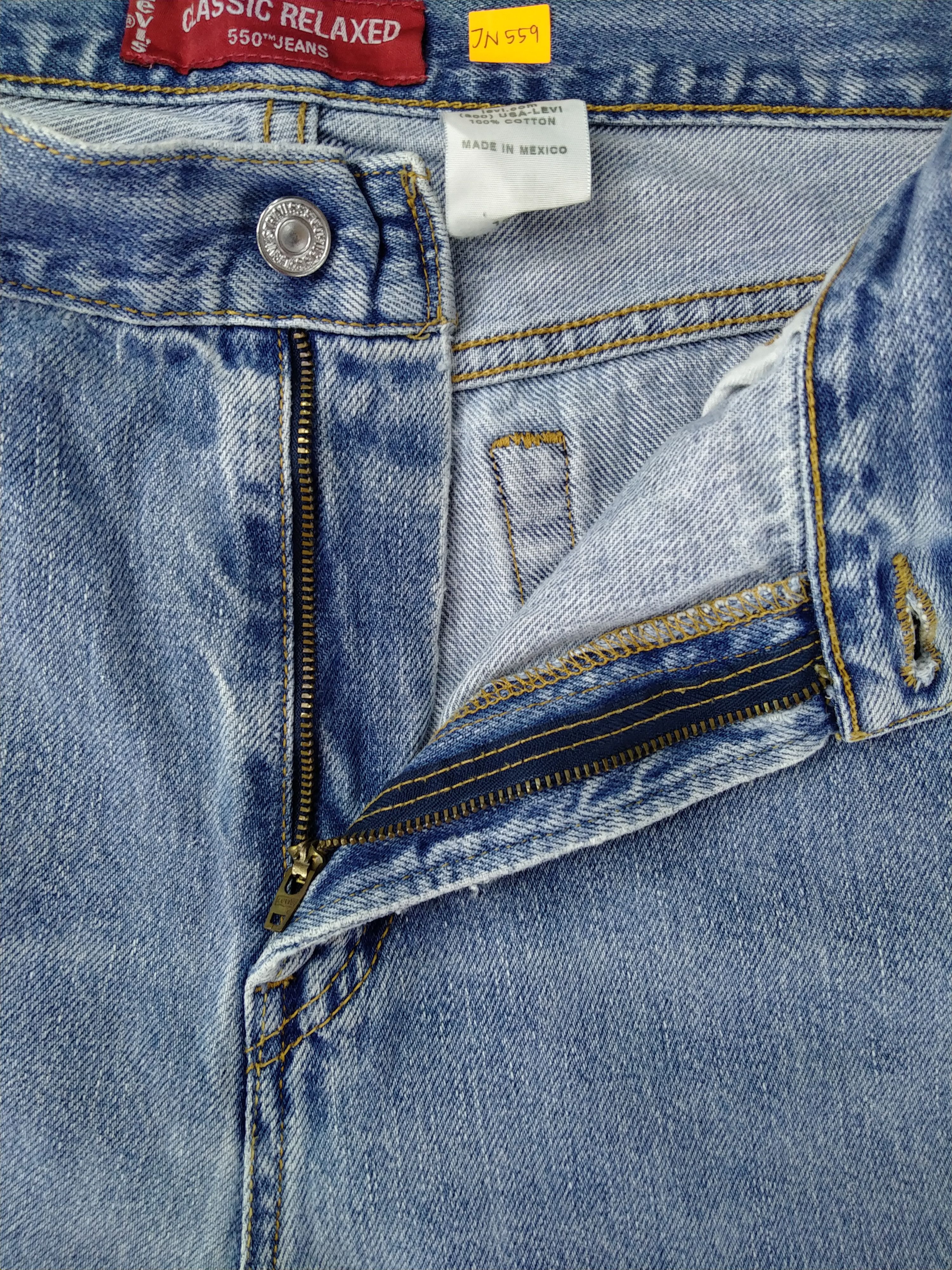 Levi's Vintage Levi's 550 Classic Relaxed Denim 36 x 28.5 -JN559 Size US 36 / EU 52 - 6 Thumbnail
