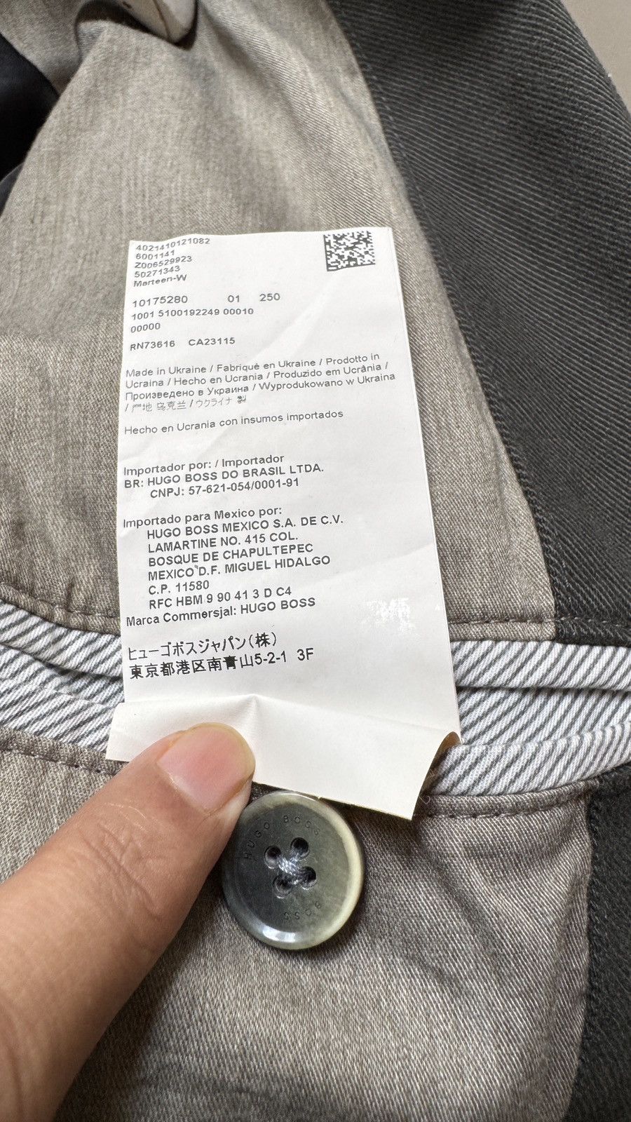 Designer × Hugo Boss HUGO BOSS BLAZER Size 36R - 15 Thumbnail
