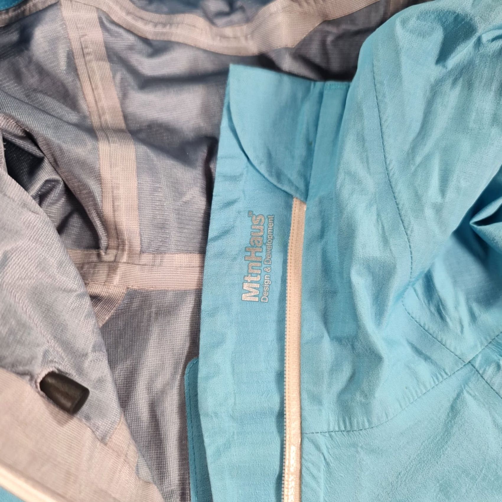 Berghaus Berhaus Womens Jacket Blue 10 UK Gore-Tex Active VapourLight MtnHaus Waterproof Jacket Hooded Lightweight All Seasons Womens 10 UK Blue Size L / US 10 / IT 46 - 6 Thumbnail