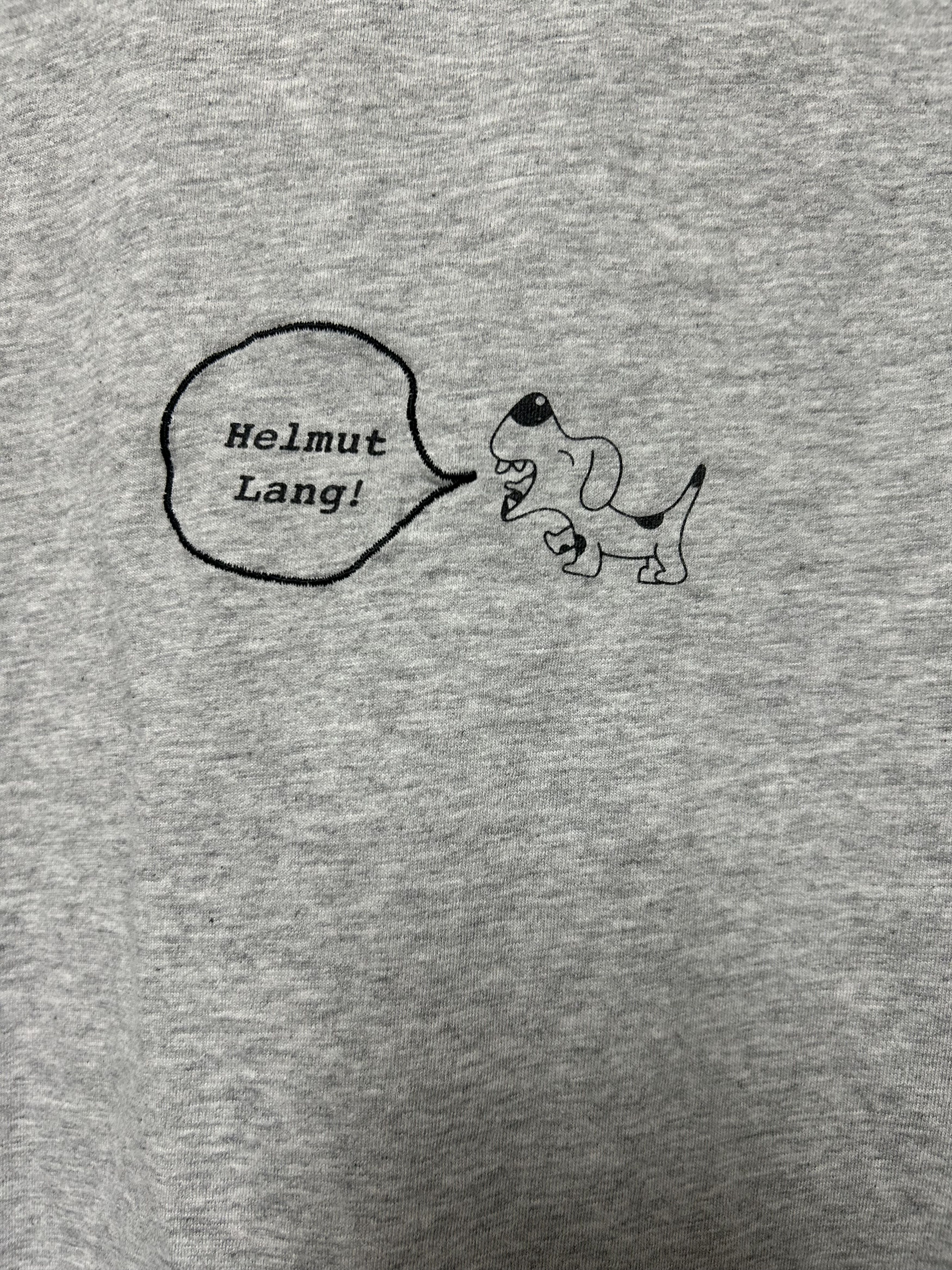 Helmut Lang Helmut lang gray minimal dog graphic tee size M Size US M / EU 48-50 / 2 - 3 Thumbnail