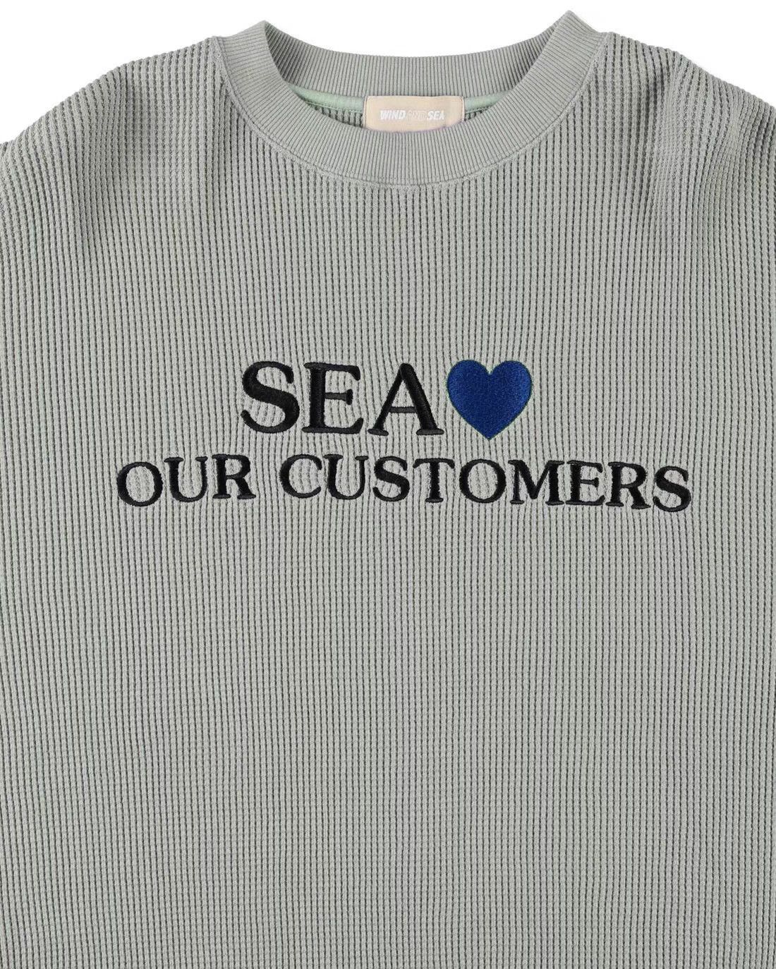 Supreme WIND AND SEA Waffle Crew Neck Shirt Ｑ22 Size US M / EU 48-50 / 2 - 7 Thumbnail