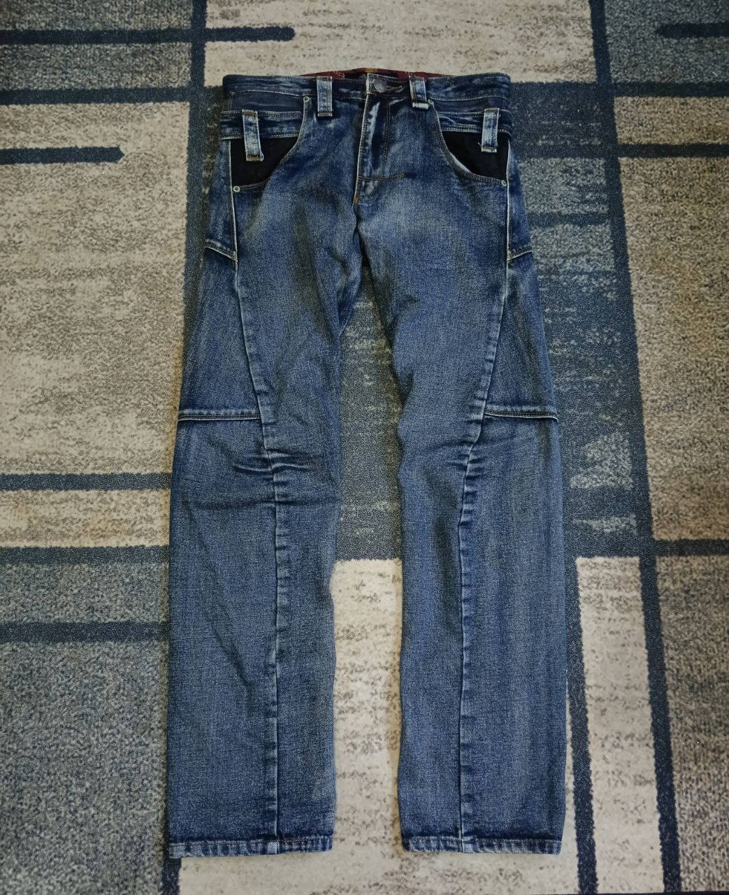 Japanese Brand SICK 🔥TWIST DOUBLE WAIST BREATHMINT DENIM PANTS Size US 30 / EU 46 - 2 Thumbnail