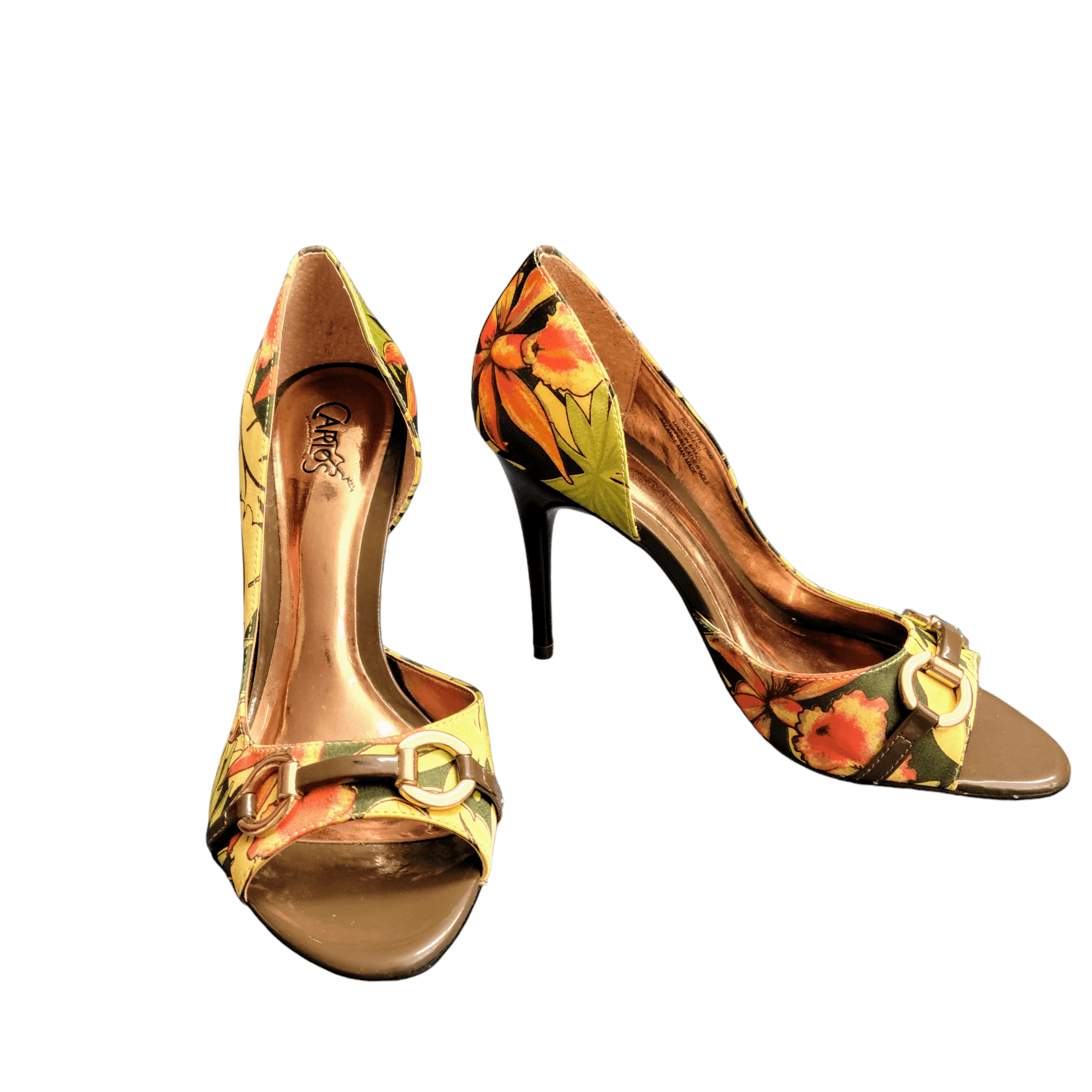 NBDN Nobrandedon Carlos Santana Roulette Green Savage Heels Pumps Shoes High Size US 7.5 / IT 37.5 - 12 Thumbnail