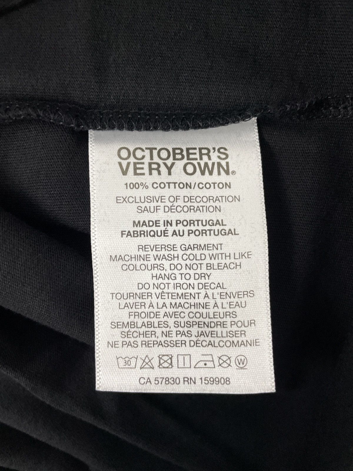 October's Very Own OVO Black T-Shirt Size S Size US S / EU 44-46 / 1 - 6 Thumbnail