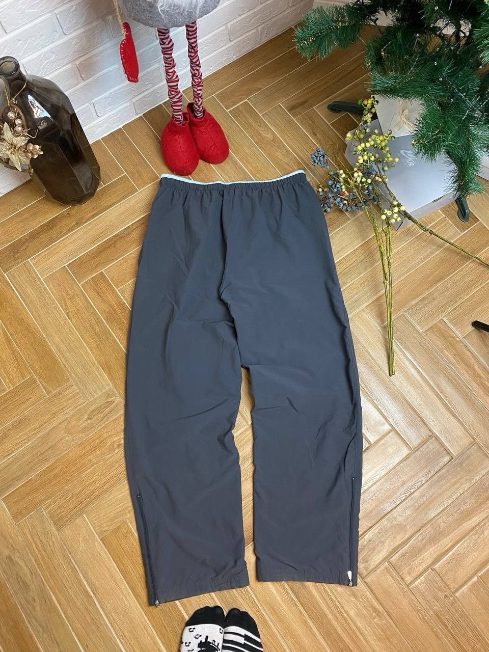 Nike × Vintage Nike Baggy Vintage Y2K Nylon Track Pants Size US 33 - 2 Thumbnail