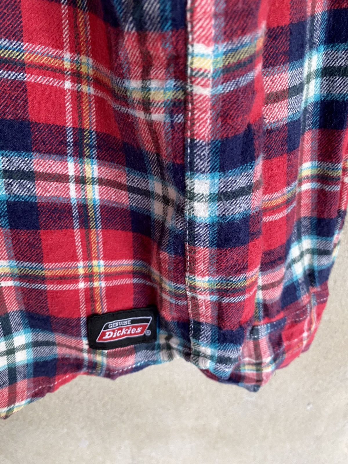 Dickies Vintage Dickies Plaid Tartan Flannel Shirt Button Up Size US L / EU 52-54 / 3 - 5 Thumbnail