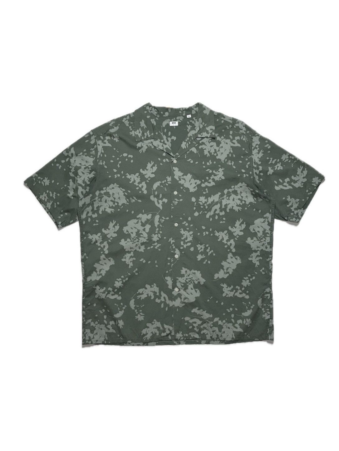 Uniqlo UNIQLO Flowered Hawaiian Shirt Relaxed Fit Size US L / EU 52-54 / 3 - 1 Thumbnail