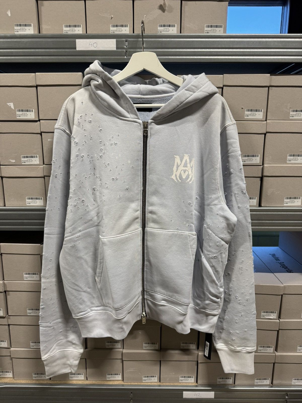 Amiri Amiri MA Shotgun Zipped Hoodie NEW 1300$ Size US L / EU 52-54 / 3 - 1 Thumbnail