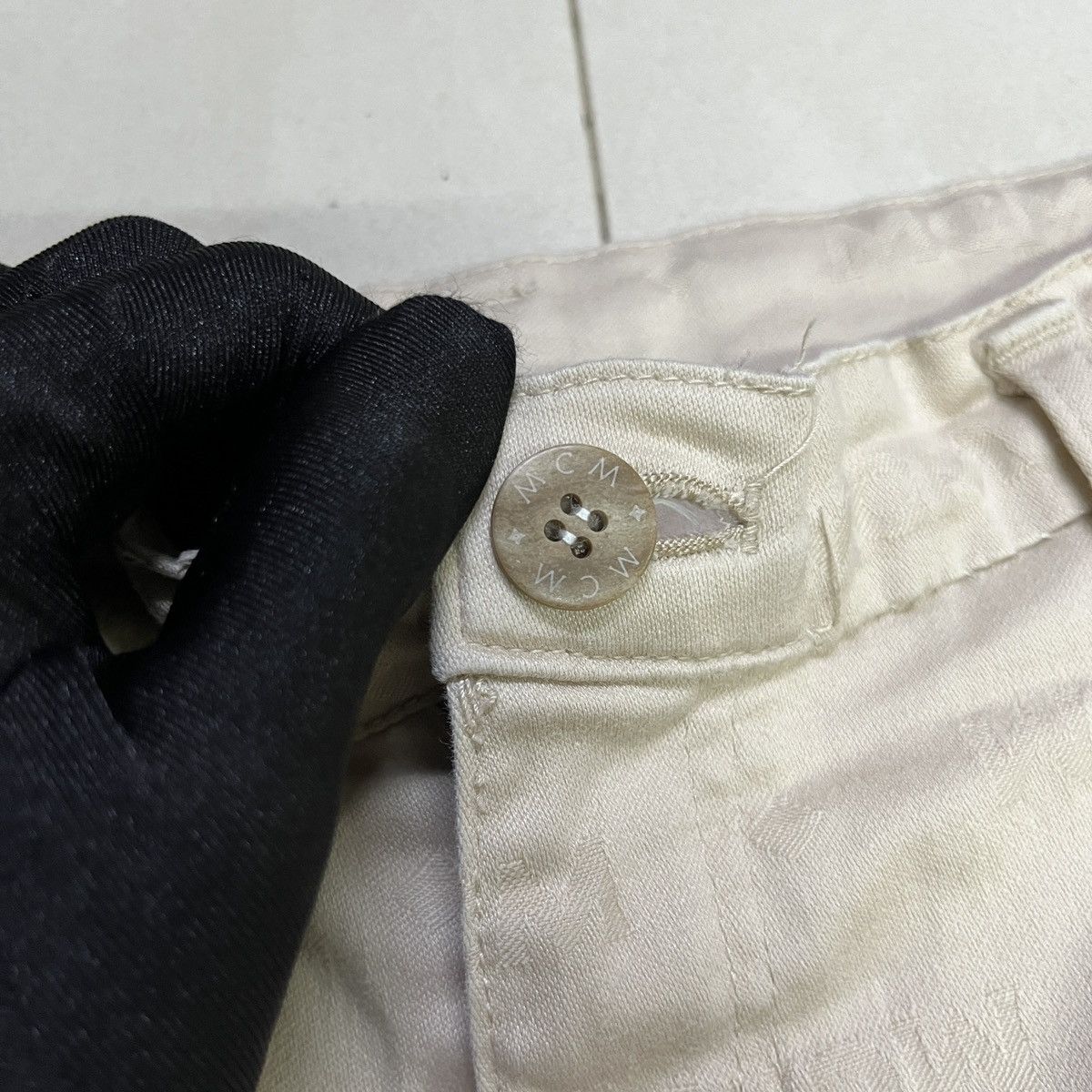 MCM × Vintage Vintage MCM Monogram Pants Size 30" / US 8 / IT 44 - 6 Thumbnail
