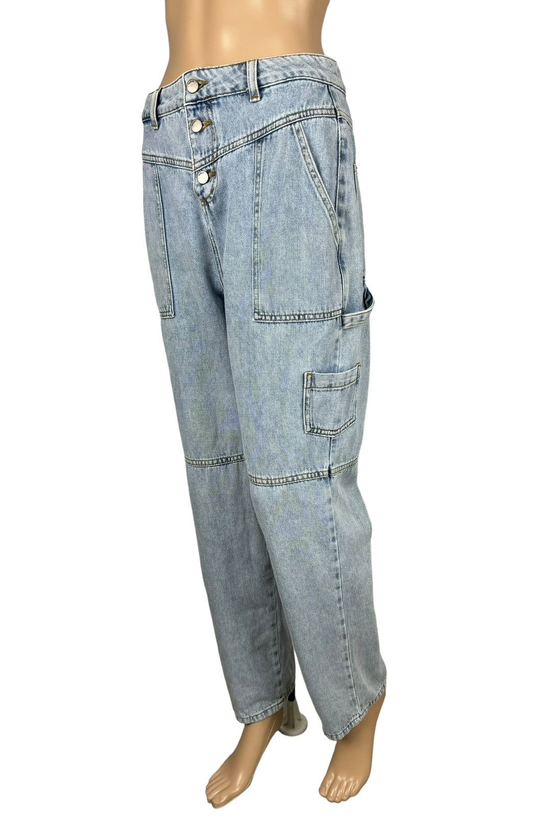 ba&sh Ba&sh Tanguy Cotton Cargo Jeans size S Size 26" / US 2 / IT 38 - 1 Thumbnail